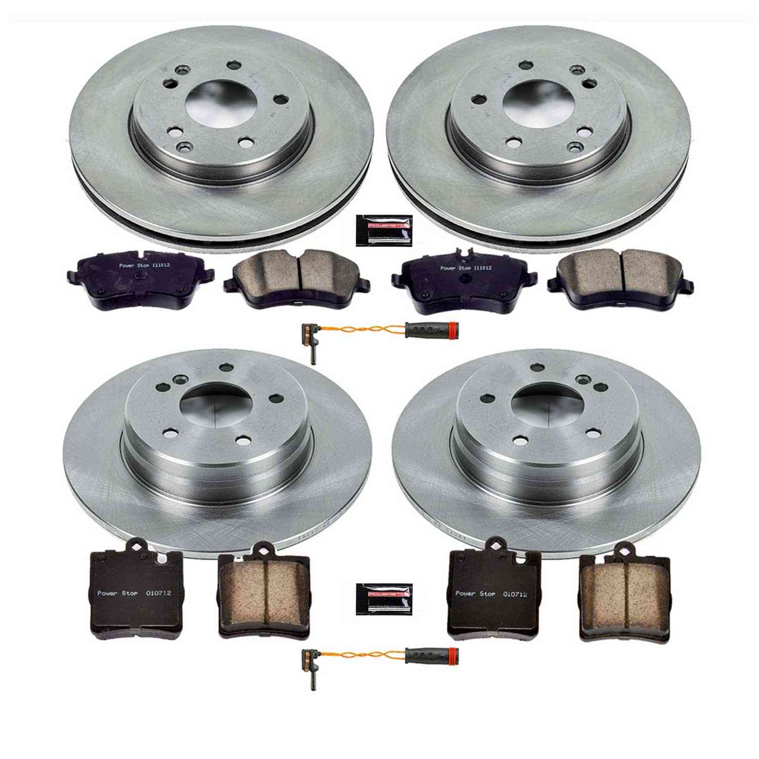 Power Stop 03-05 Mercedes-Benz C240 Front & Rear Autospecialty Brake Kit