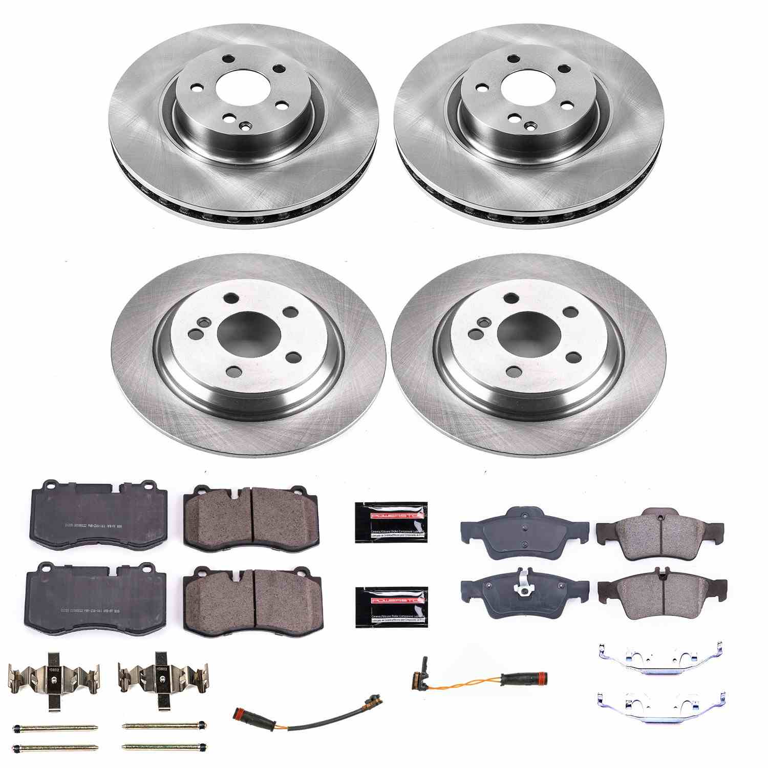 Power Stop 10-13 Mercedes-Benz S400 Front & Rear Autospecialty Brake Kit
