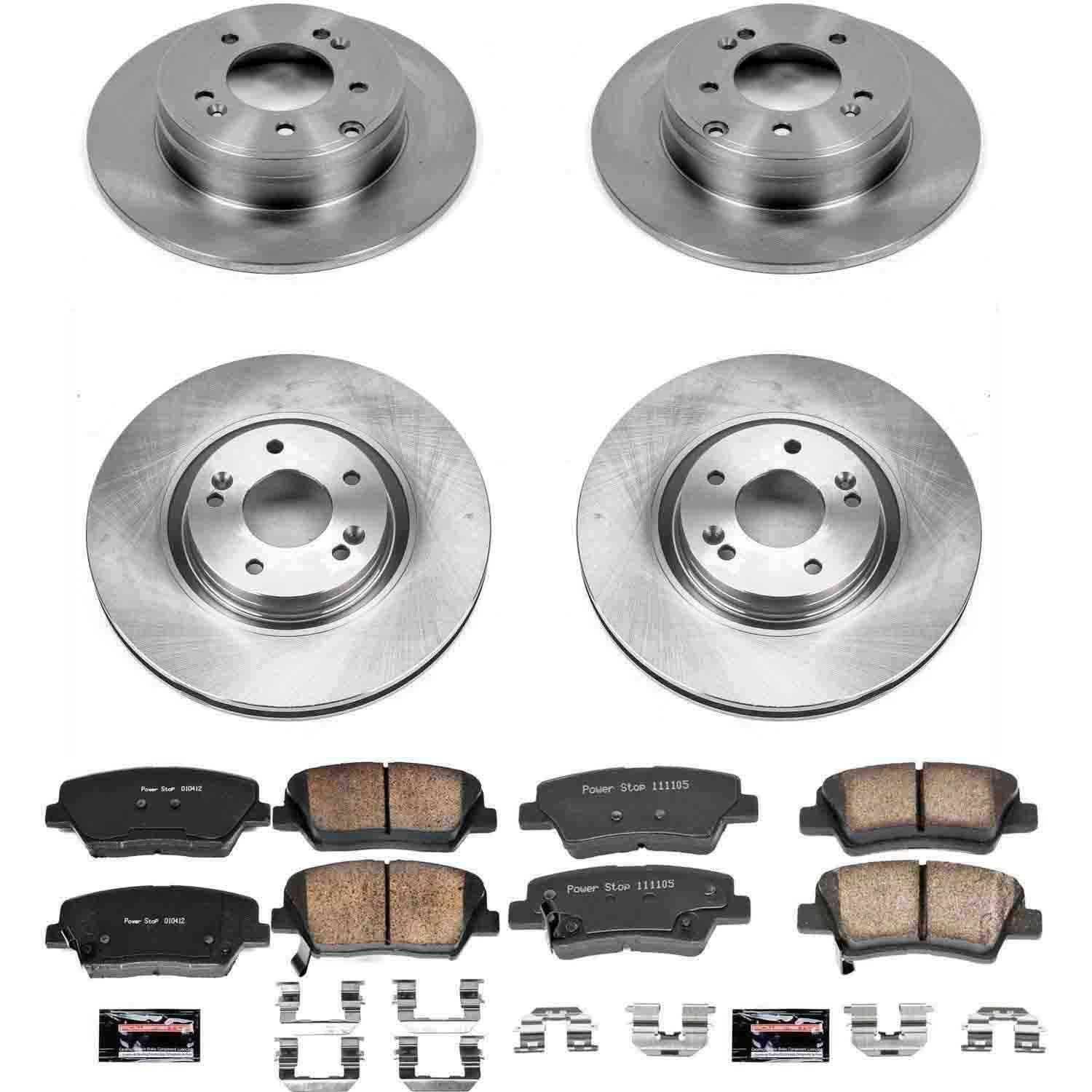 Power Stop 12-17 Hyundai Azera Front & Rear Autospecialty Brake Kit