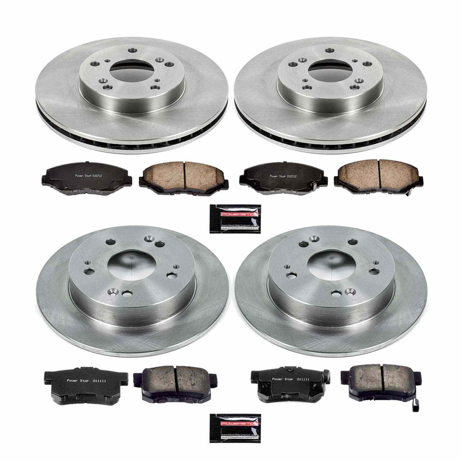 Power Stop 14-15 Acura ILX Front & Rear Autospecialty Brake Kit