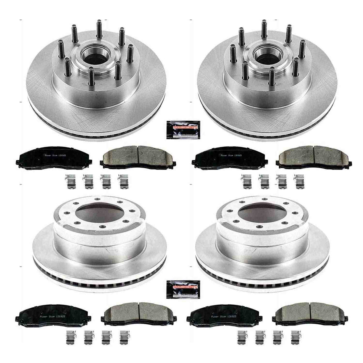Power Stop 13-22 Ford F-350 Super Duty Front & Rear Autospecialty Brake Kit