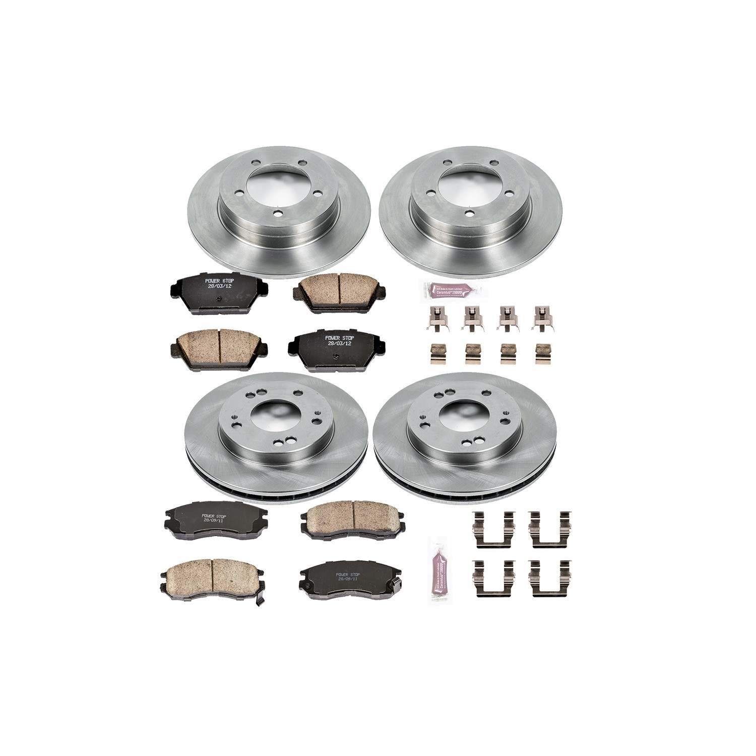 Power Stop 90-94 Eagle Talon Front & Rear Autospecialty Brake Kit