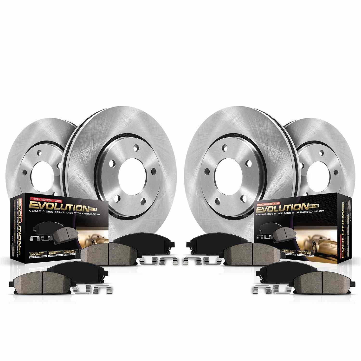 Power Stop 14-19 Fiat 500L Front & Rear Autospecialty Brake Kit
