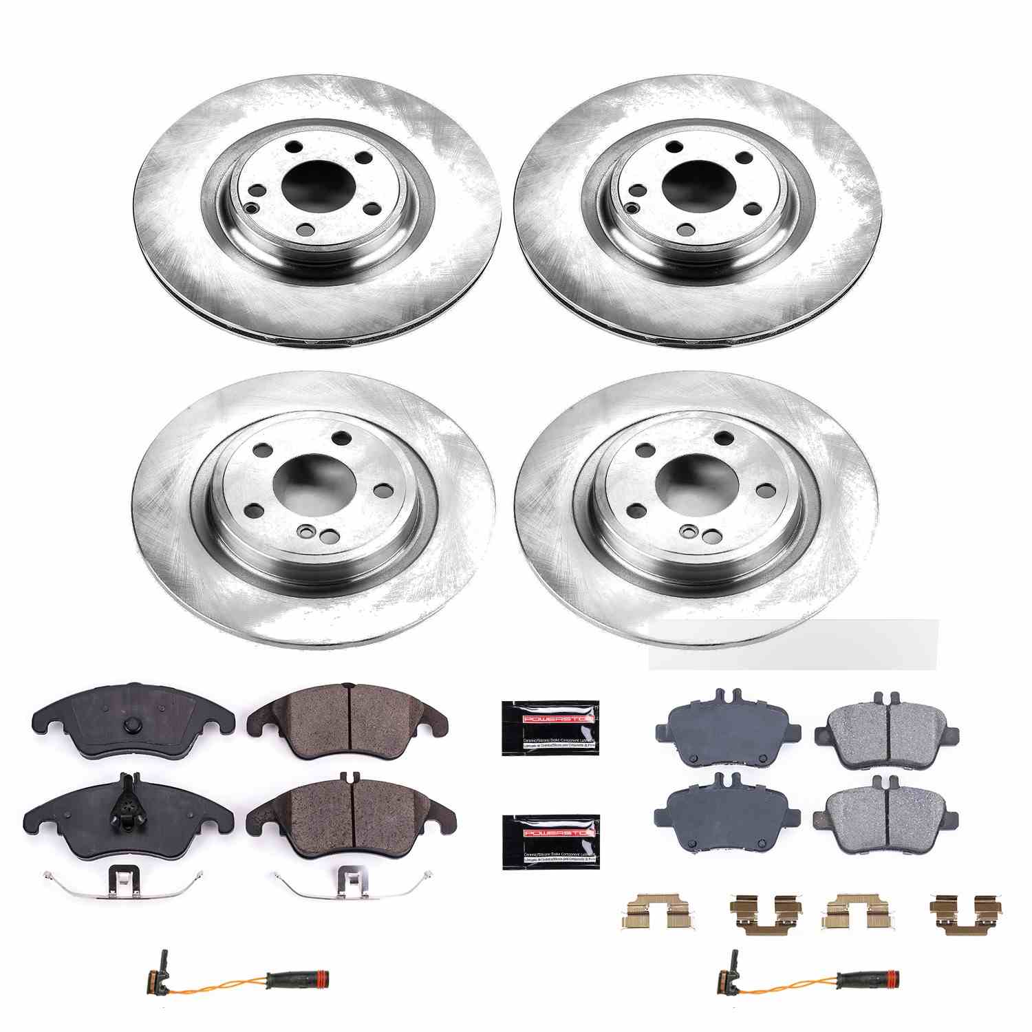 Power Stop 2017 Mercedes-Benz SLC300 Front & Rear Autospecialty Brake Kit