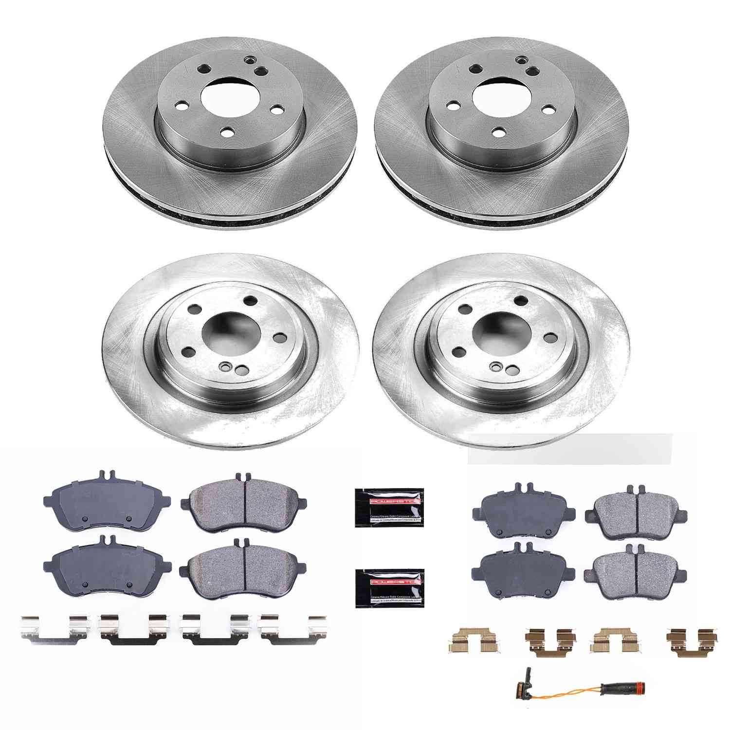 Power Stop 12-15 Mercedes-Benz SLK250 Front & Rear Autospecialty Brake Kit