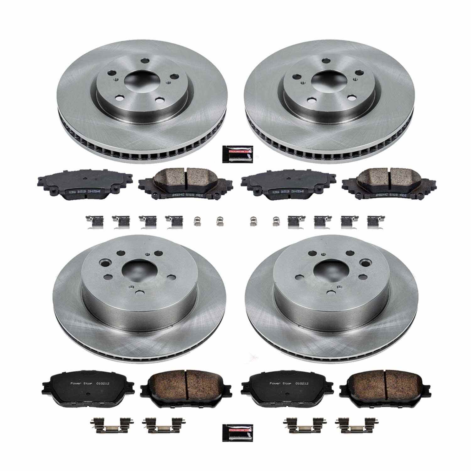 Power Stop 14-15 Lexus IS250 Front & Rear Autospecialty Brake Kit