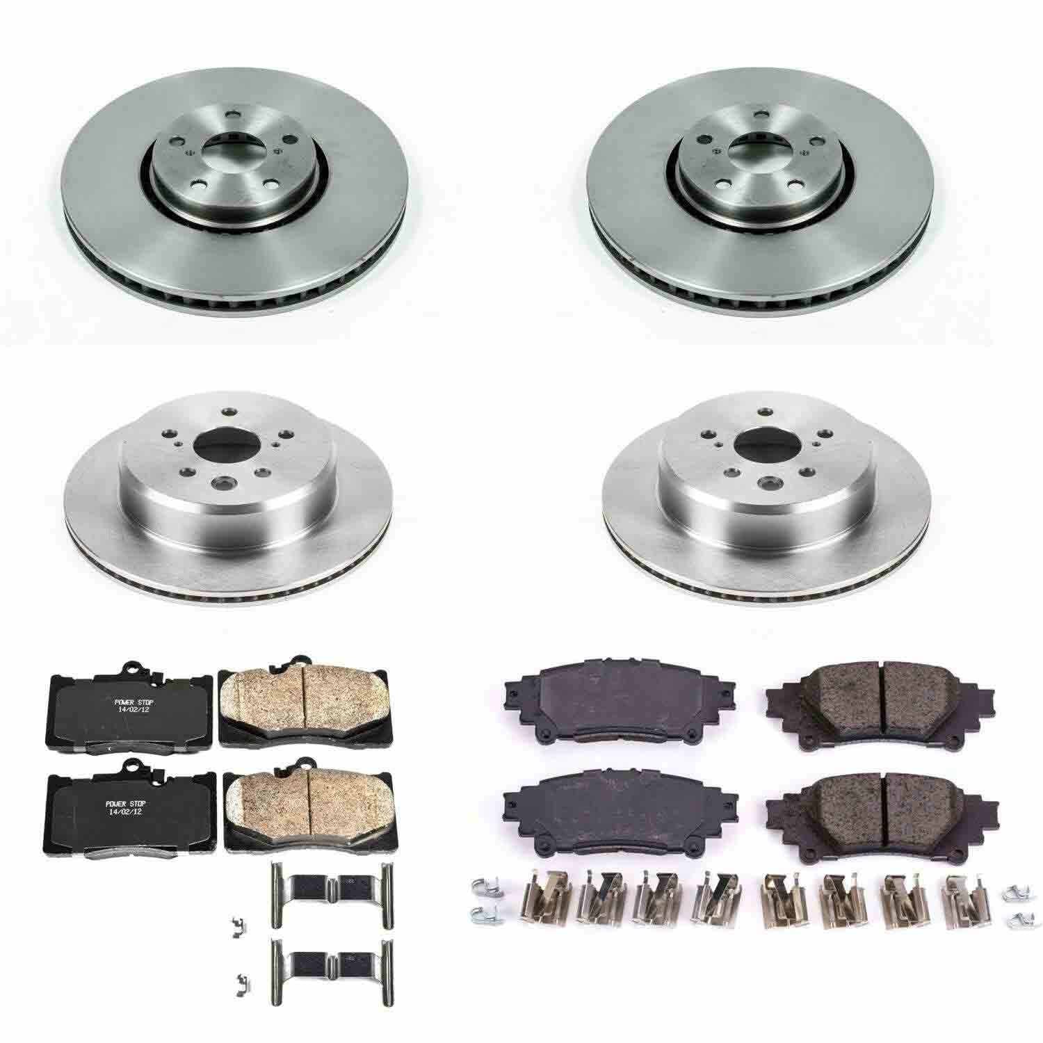 Power Stop 14-15 Lexus IS350 Front & Rear Autospecialty Brake Kit