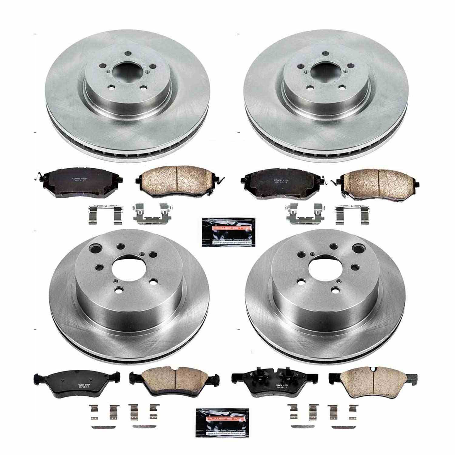 Power Stop 14-18 Subaru Forester Front & Rear Autospecialty Brake Kit