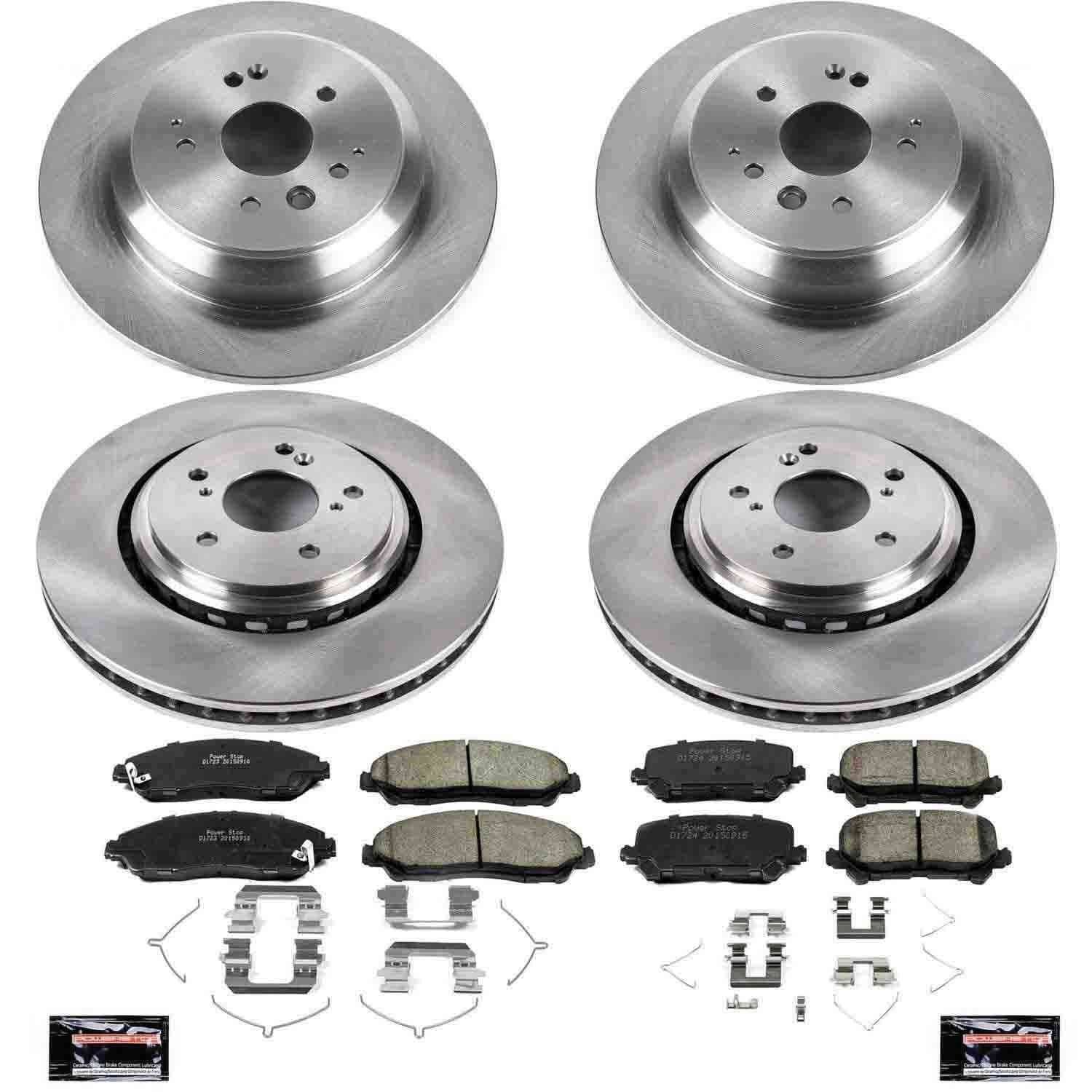Power Stop 14-16 Acura MDX Front & Rear Autospecialty Brake Kit