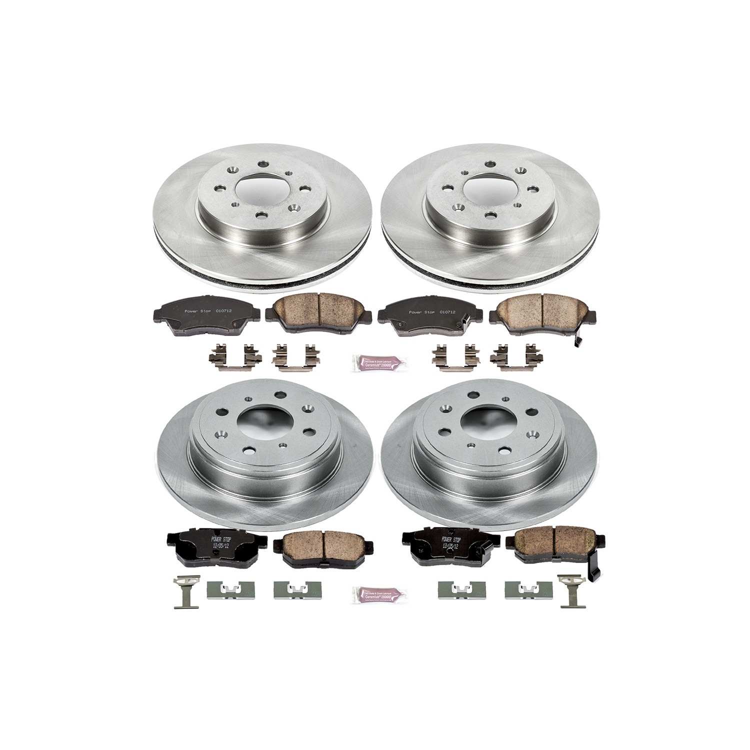 Power Stop 94-97 Honda Civic del Sol Front & Rear Autospecialty Brake Kit