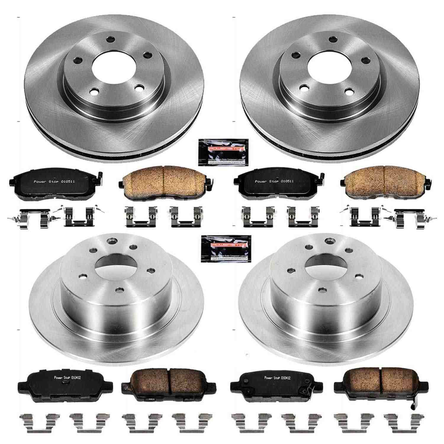 Power Stop 13-18 Nissan Sentra Front & Rear Autospecialty Brake Kit