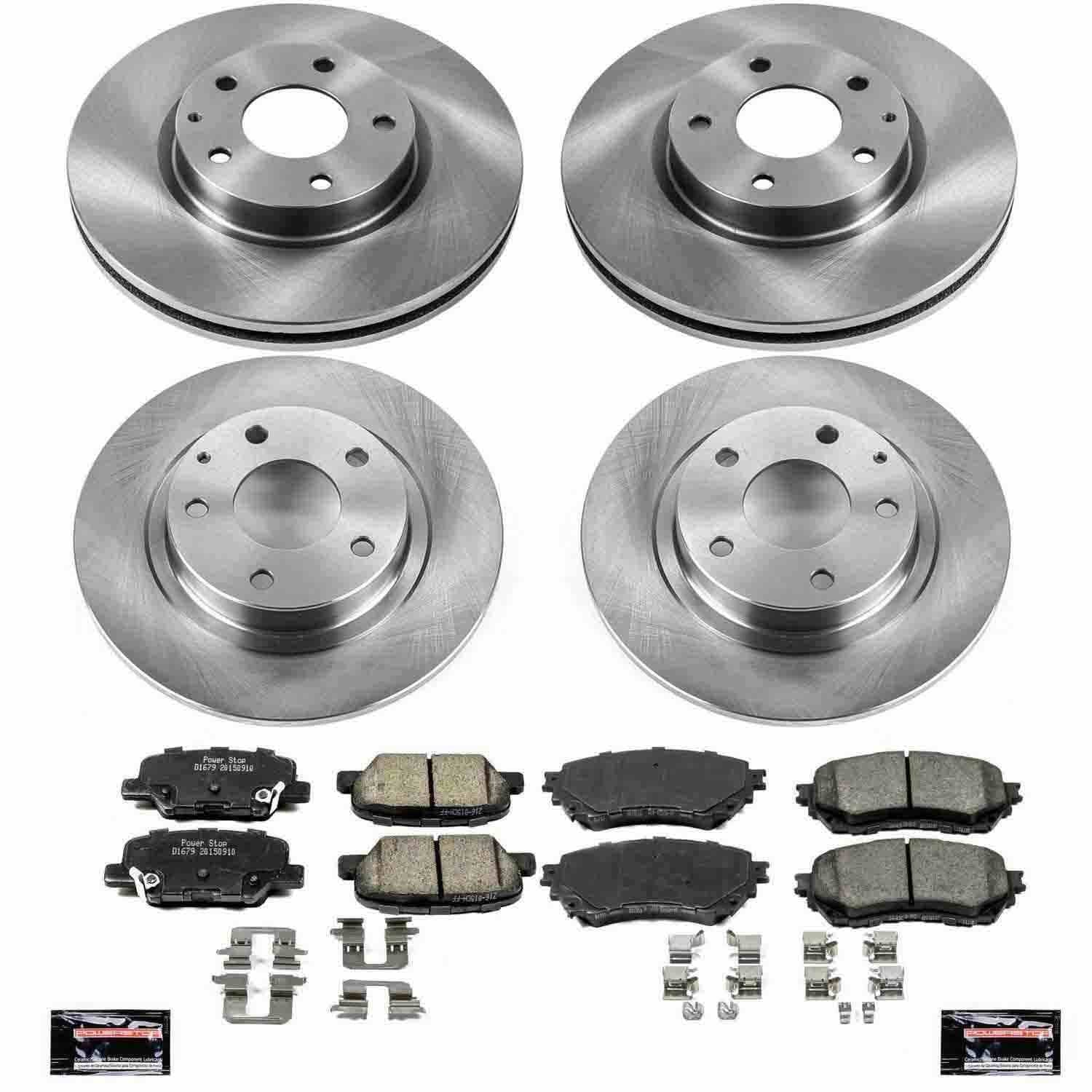 Power Stop 14-15 Mazda 6 Front & Rear Autospecialty Brake Kit