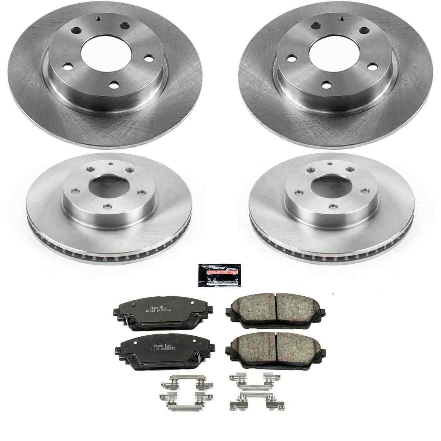 Power Stop 14-16 Mazda 3 Front & Rear Autospecialty Brake Kit