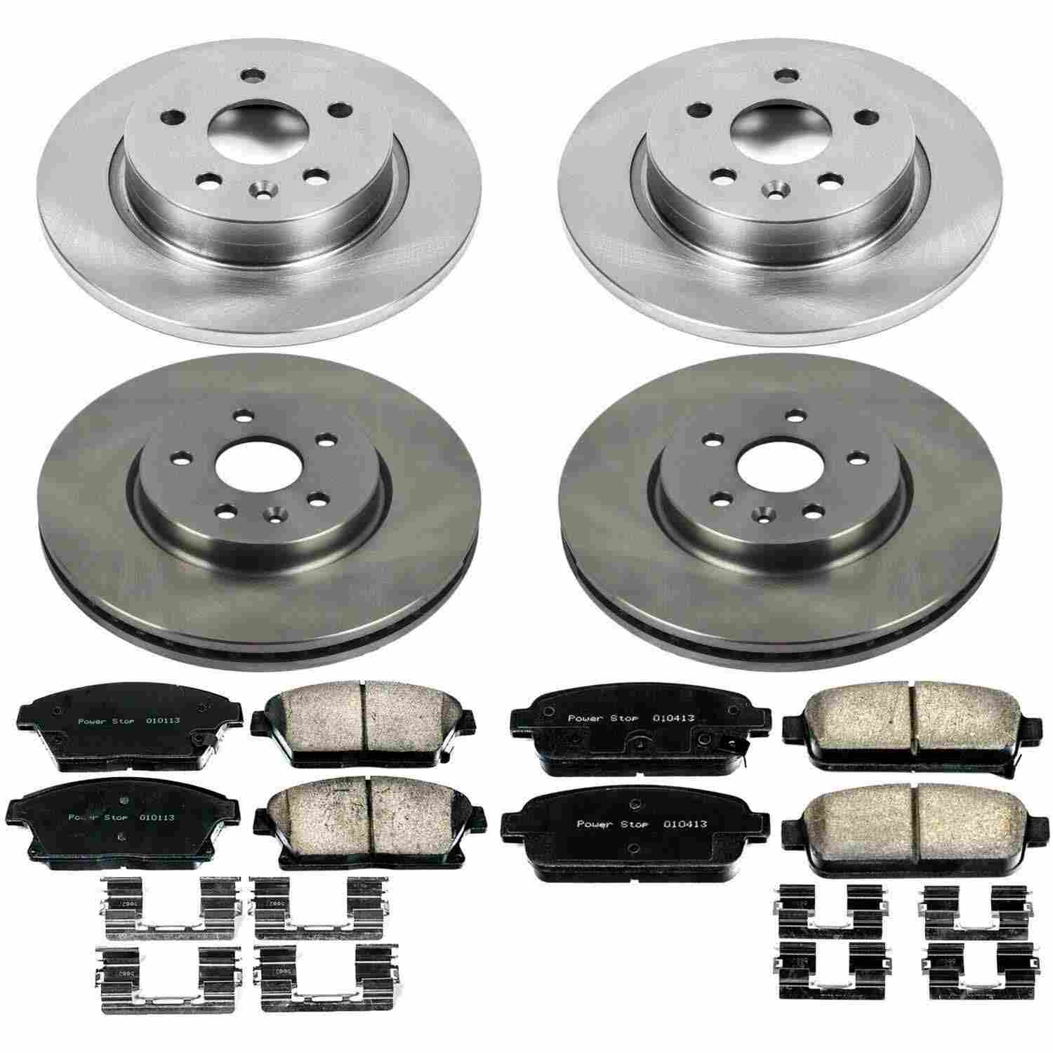 Power Stop 15-16 Chevrolet Trax Front & Rear Autospecialty Brake Kit