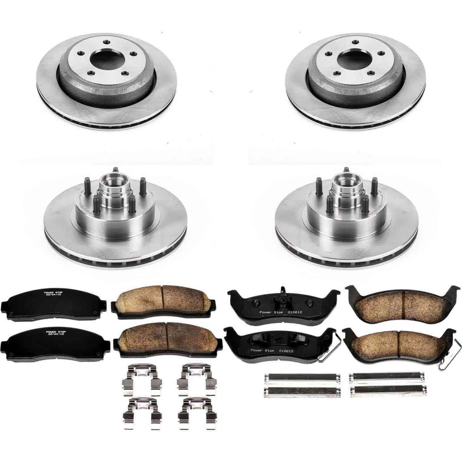 Power Stop 10-11 Ford Ranger Front & Rear Autospecialty Brake Kit