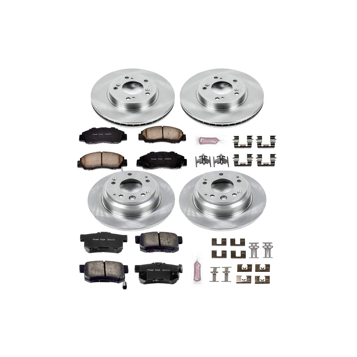Power Stop 96-98 Acura RL Front & Rear Autospecialty Brake Kit