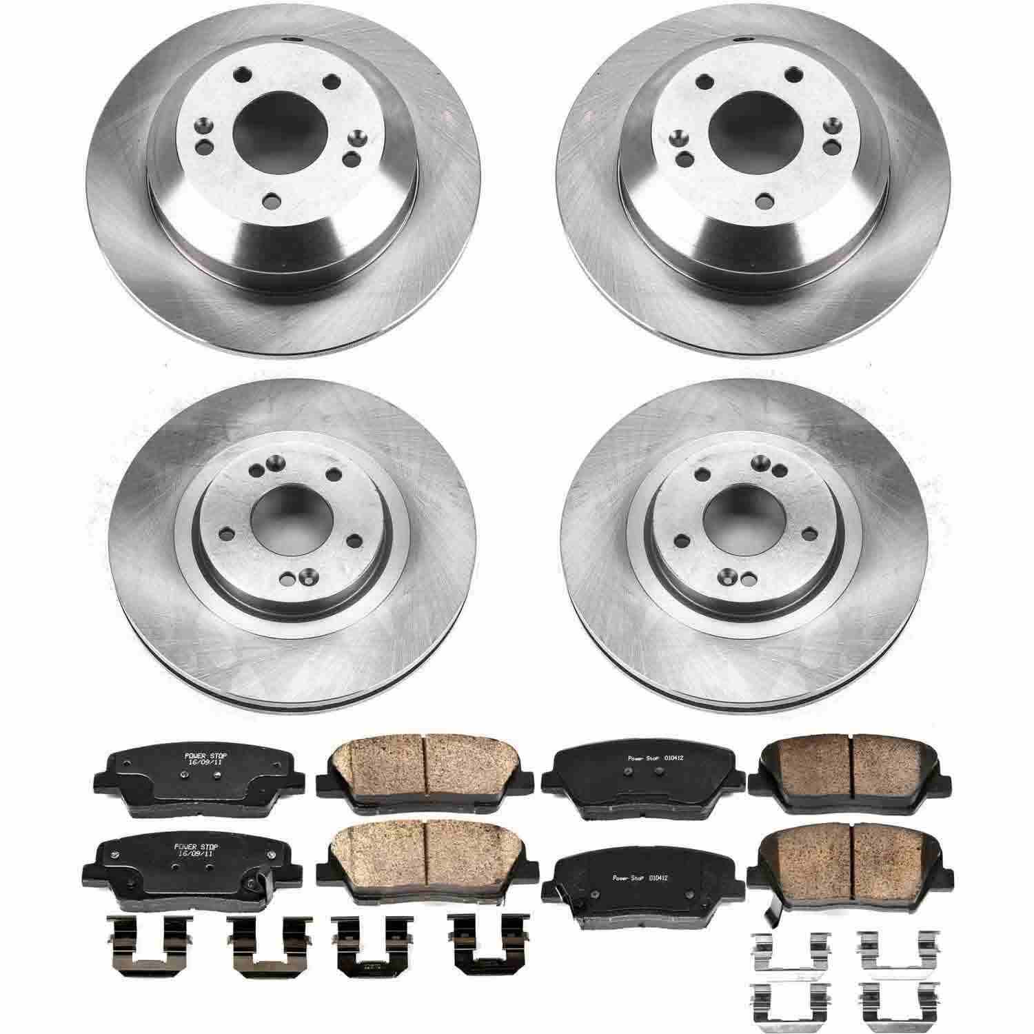 Power Stop 15-19 Kia Sorento Front & Rear Autospecialty Brake Kit