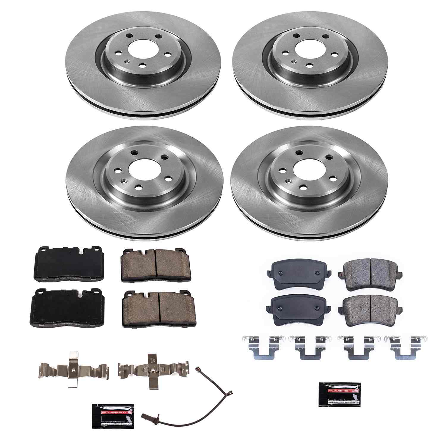 Power Stop 13-17 Audi Q5 Front & Rear Autospecialty Brake Kit