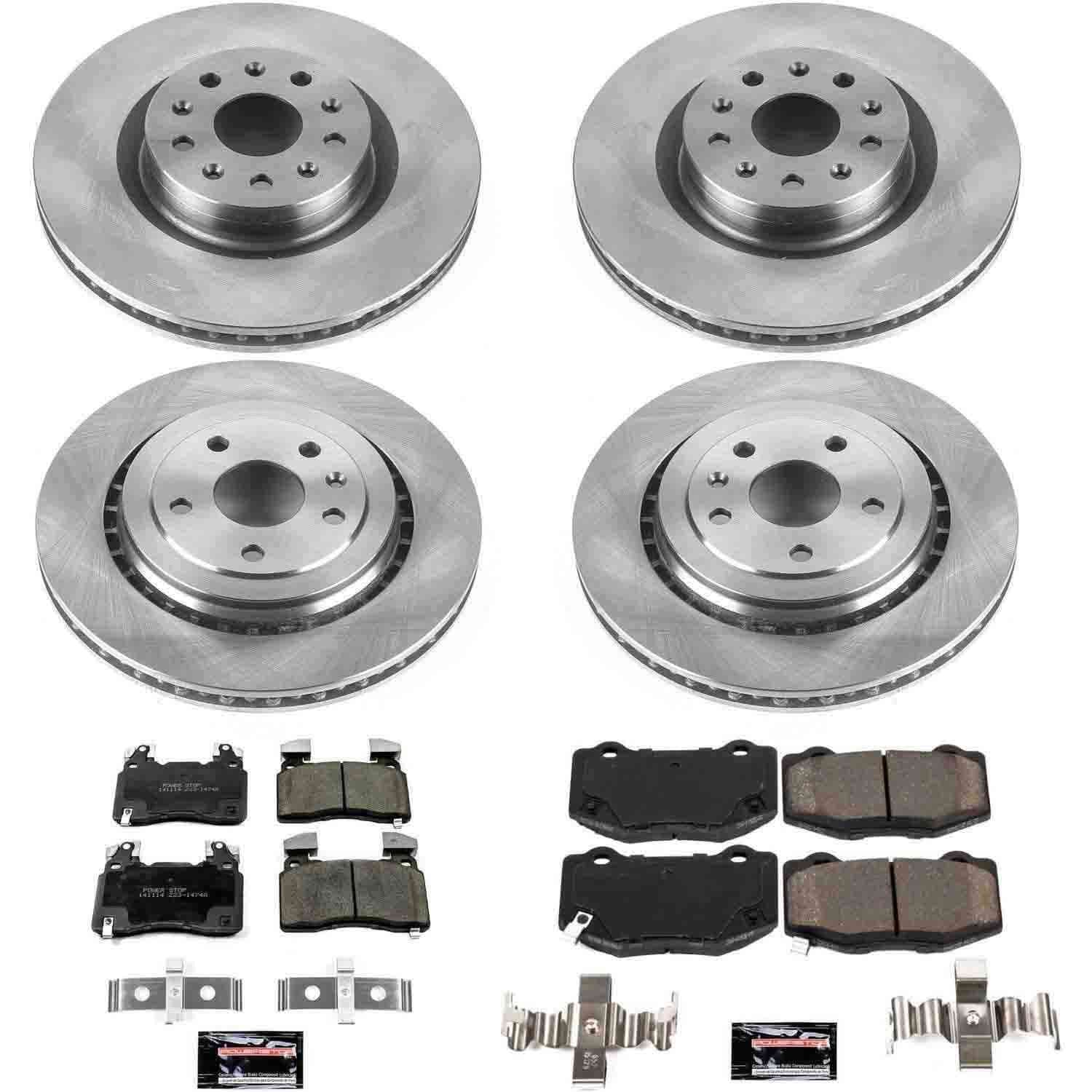 Power Stop 16-19 Chevrolet Camaro Front & Rear Autospecialty Brake Kit