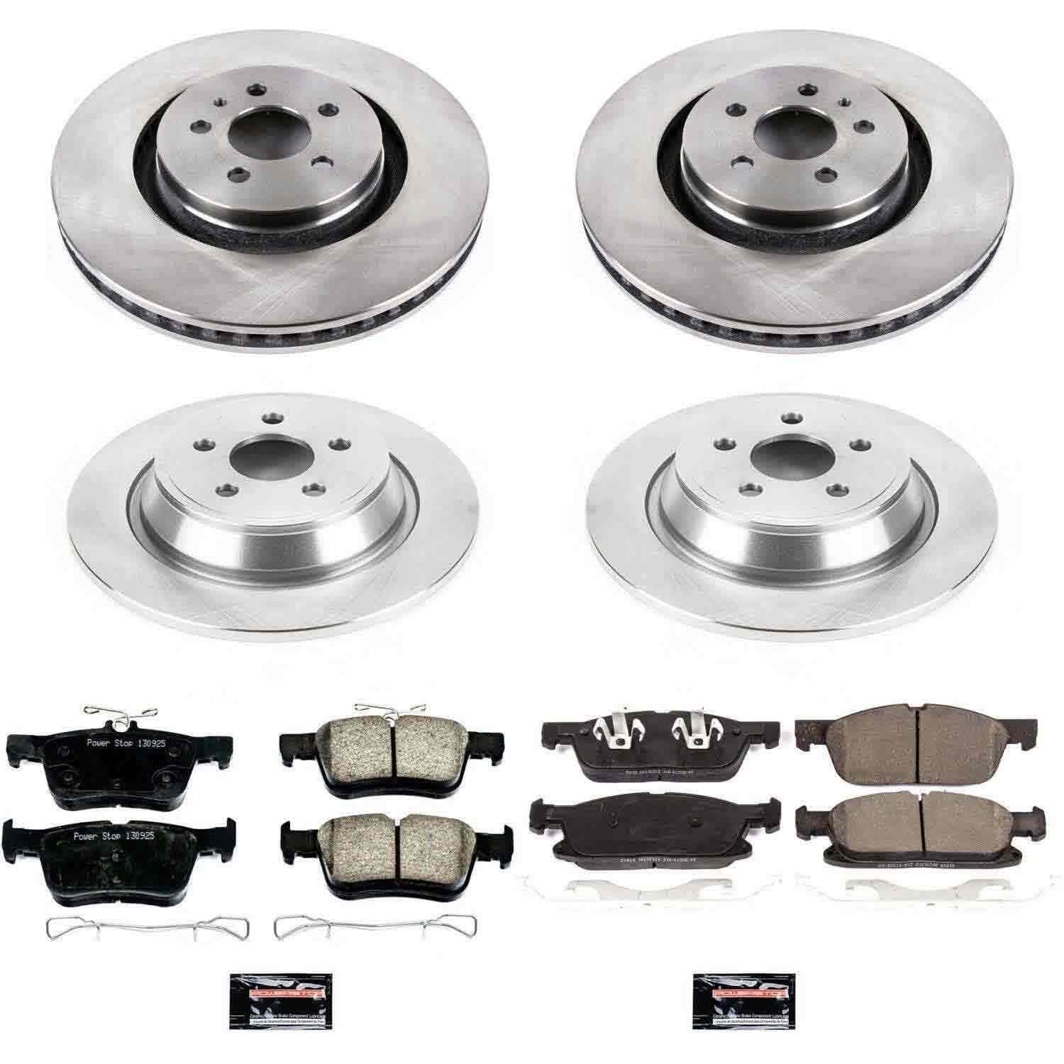 Power Stop 15-19 Ford Edge Front & Rear Autospecialty Brake Kit