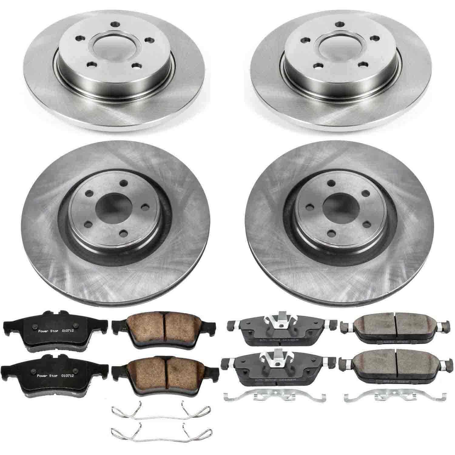 Power Stop 15-18 Ford Focus Front & Rear Autospecialty Brake Kit