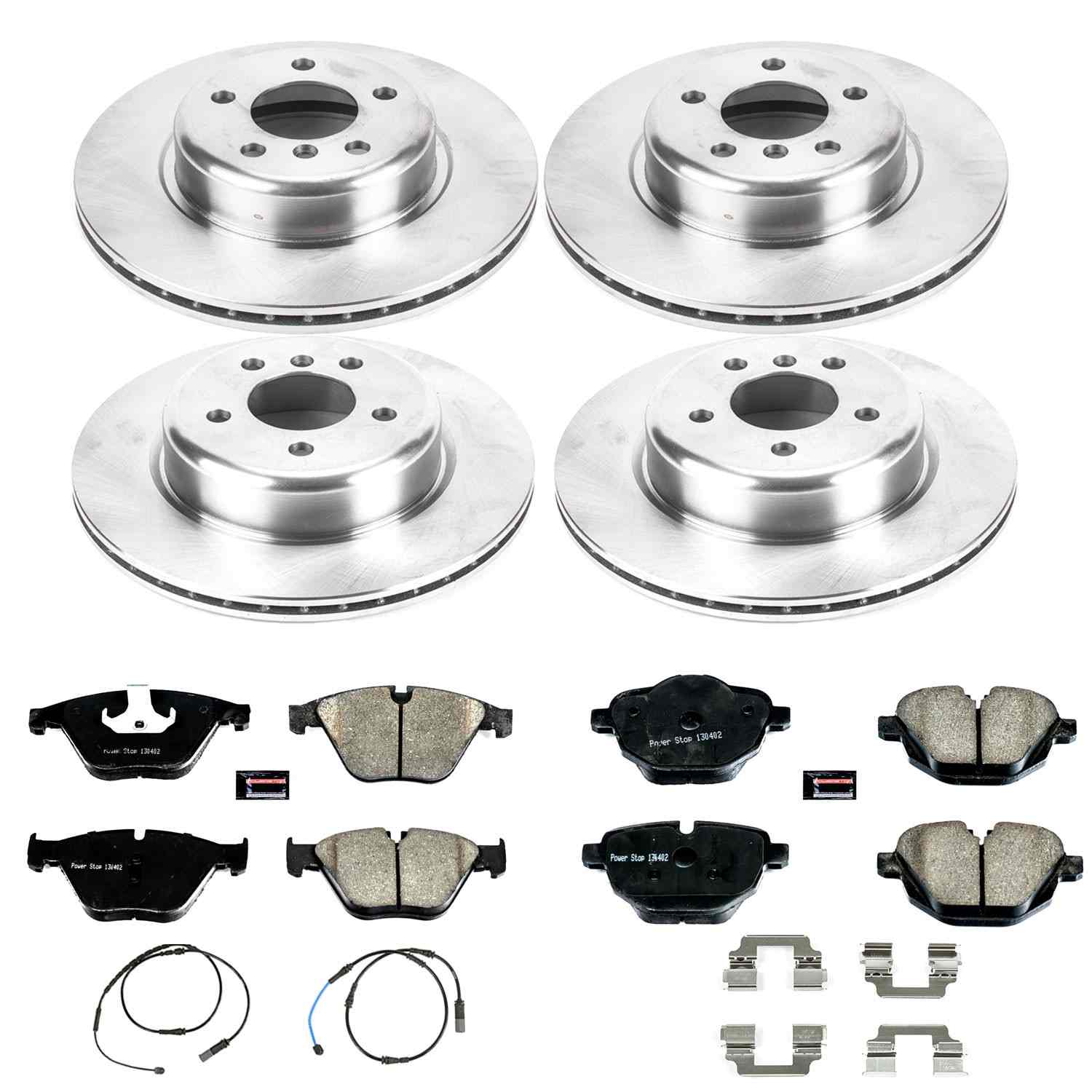 Power Stop 14-16 BMW 528i Front & Rear Autospecialty Brake Kit