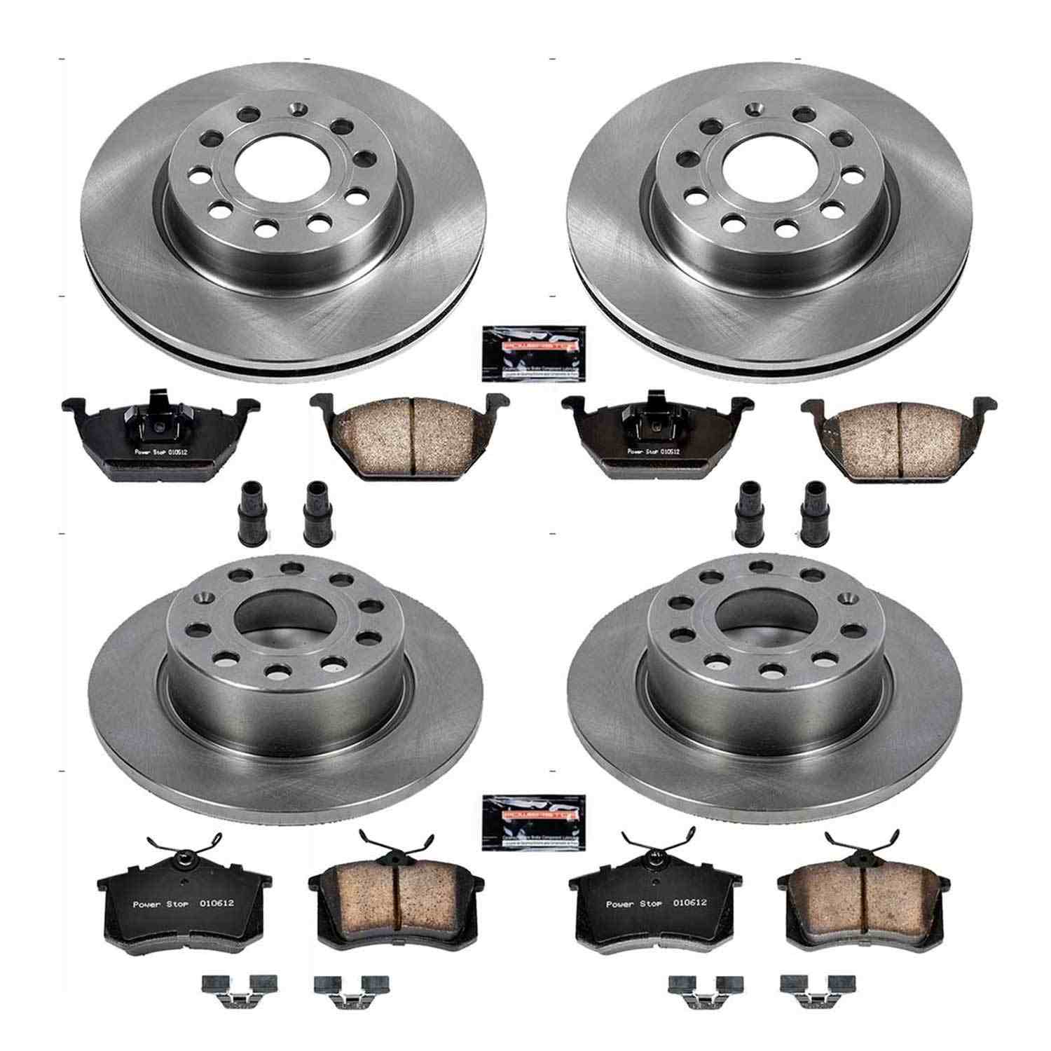 Power Stop 13-15 Volkswagen Jetta Front & Rear Autospecialty Brake Kit