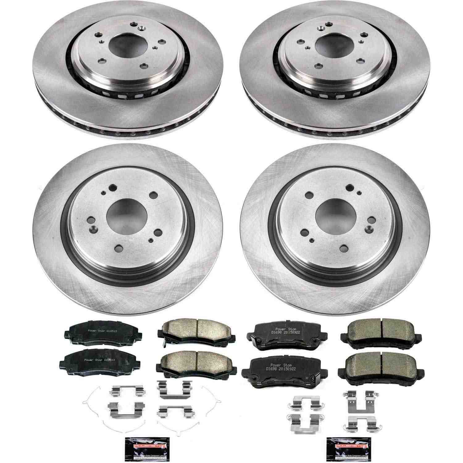Power Stop 15-19 Acura TLX Front & Rear Autospecialty Brake Kit