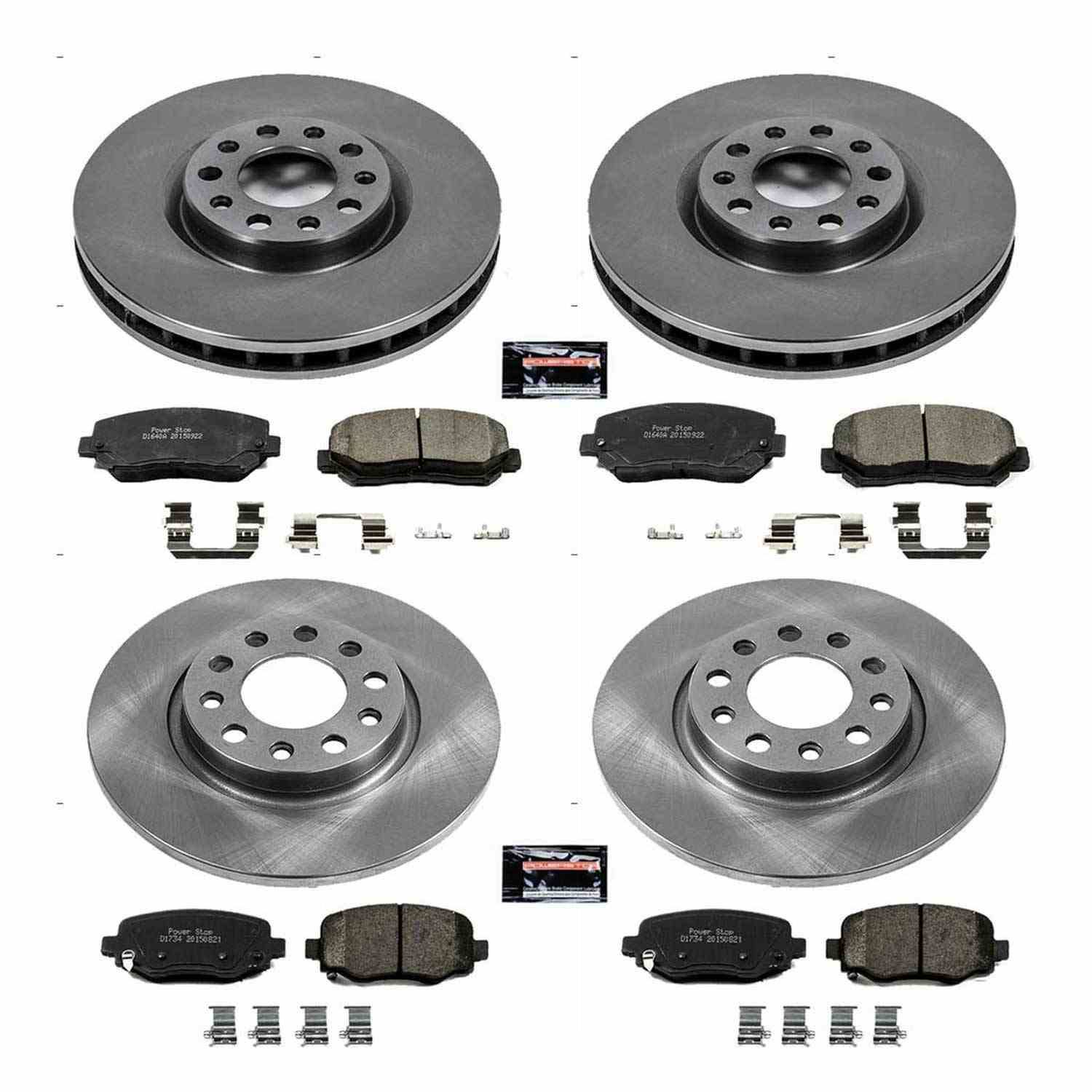 Power Stop 15-17 Chrysler 200 Front & Rear Autospecialty Brake Kit