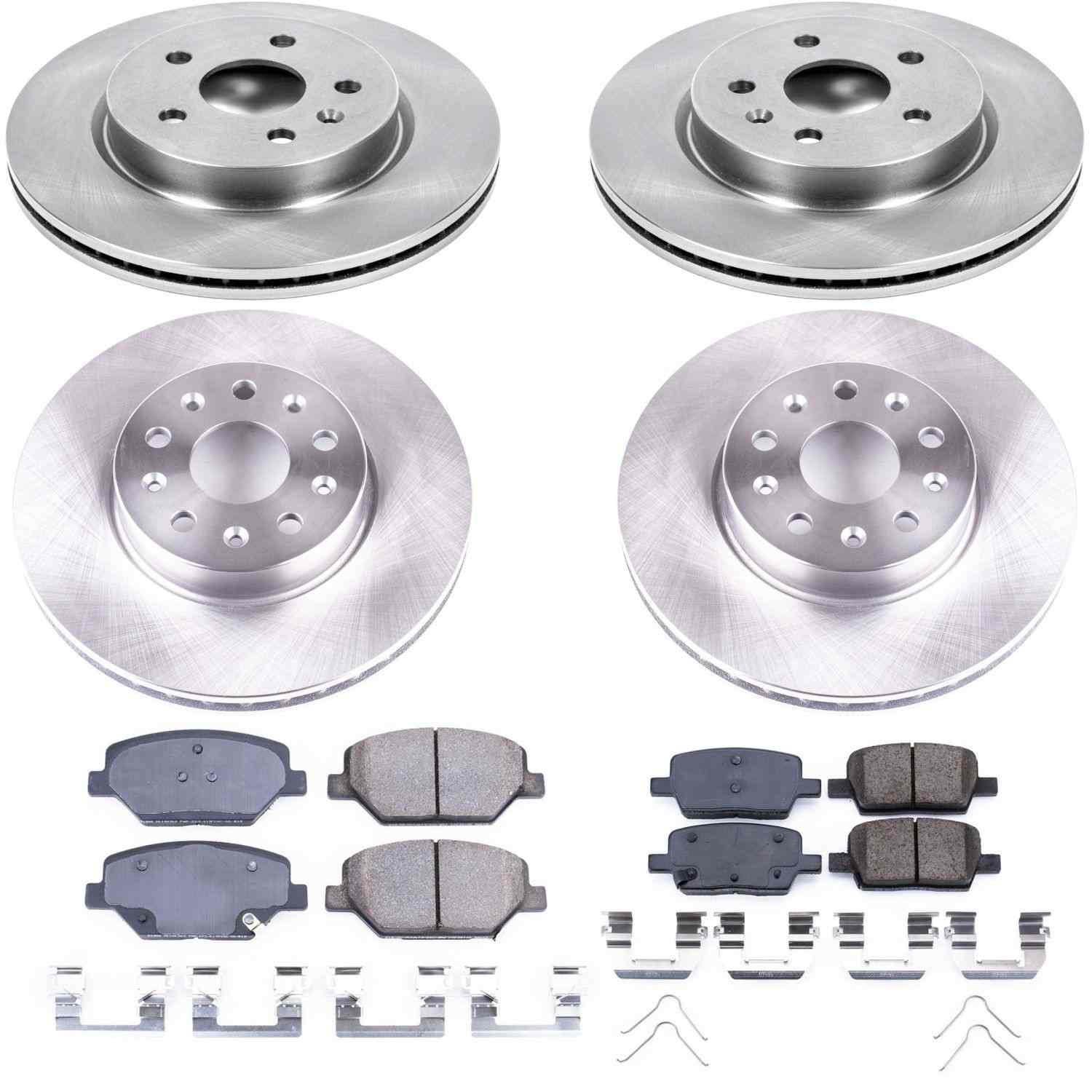 Power Stop 16-19 Chevrolet Camaro Front & Rear Autospecialty Brake Kit