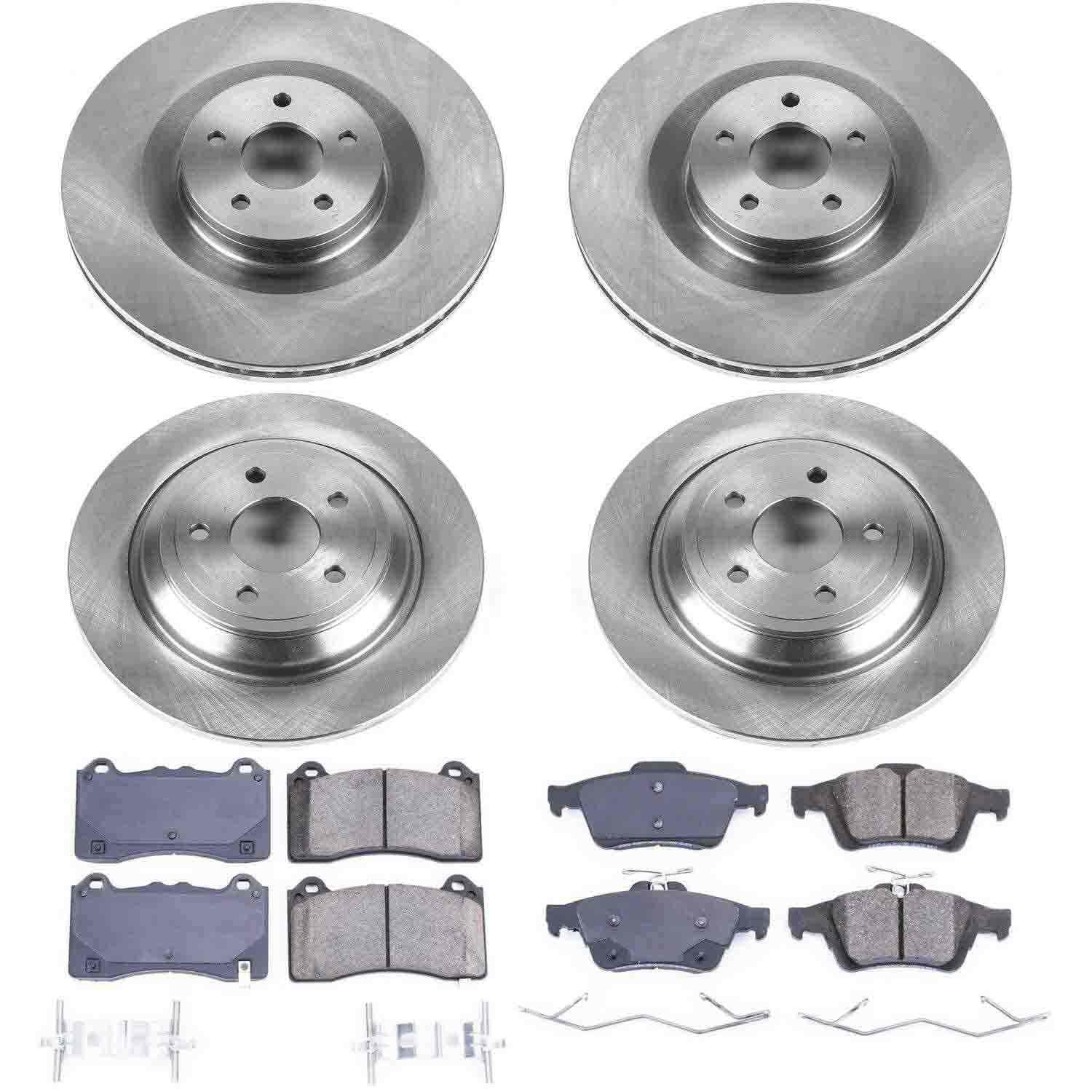 Power Stop 16-18 Ford Focus Front & Rear Autospecialty Brake Kit