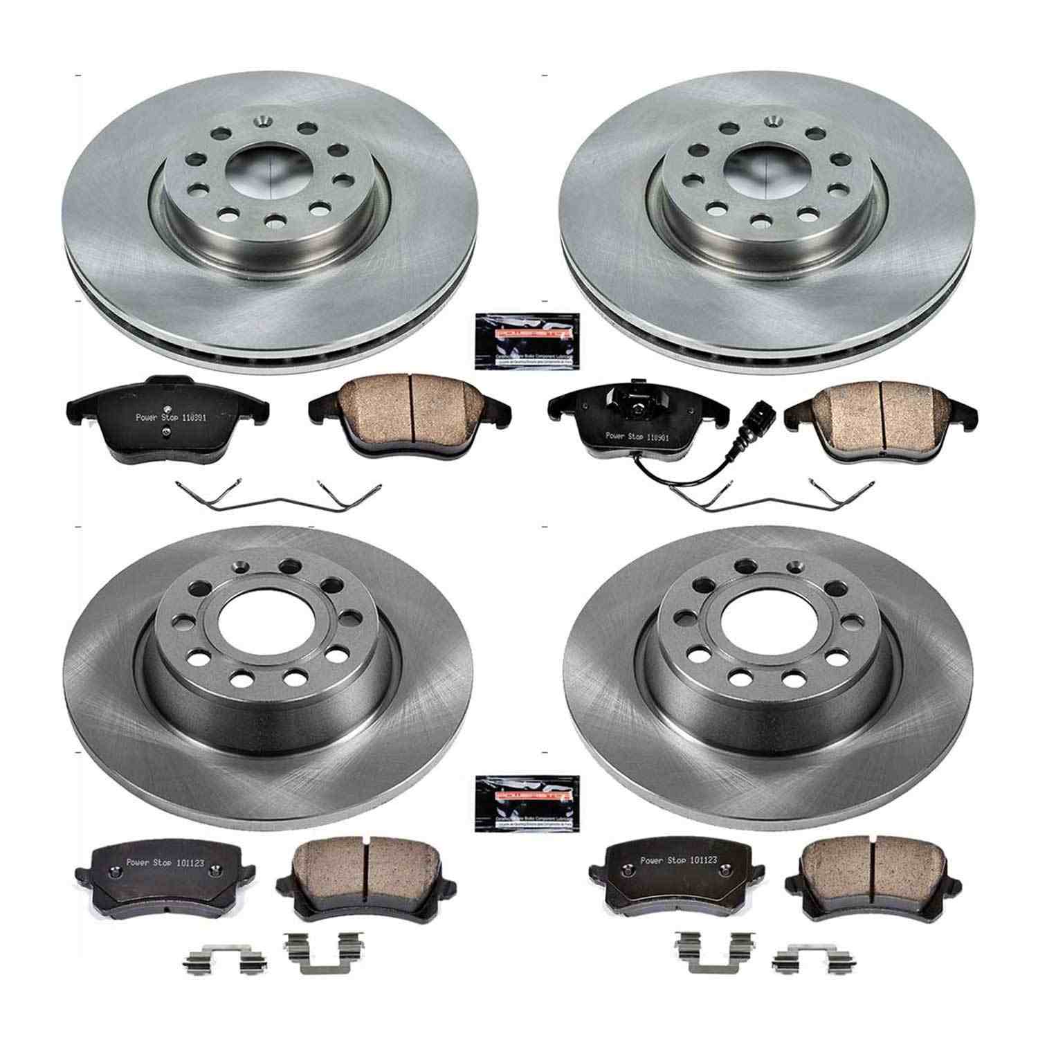 Power Stop 2015 Audi Q3 Front & Rear Autospecialty Brake Kit