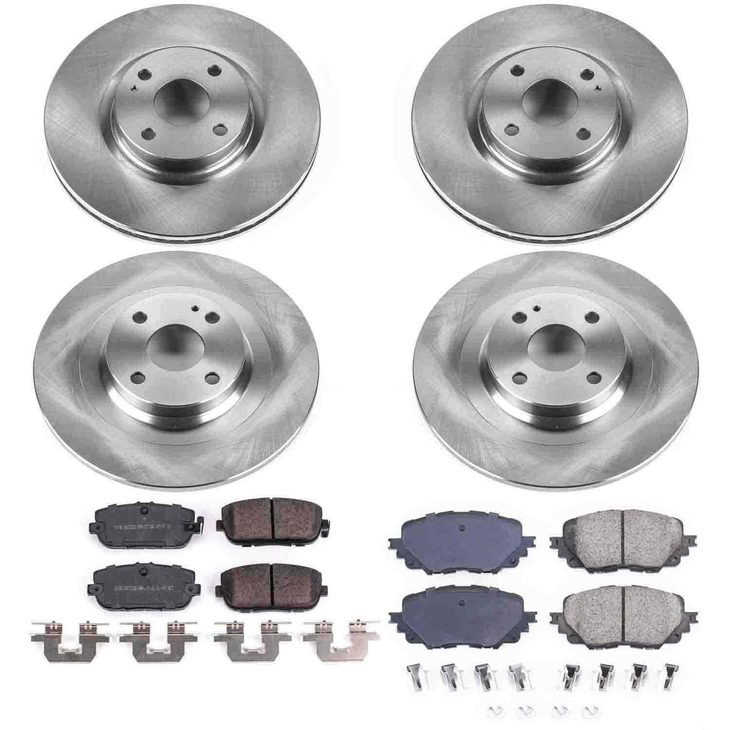 Power Stop 17-19 Fiat 124 Spider Front & Rear Autospecialty Brake Kit