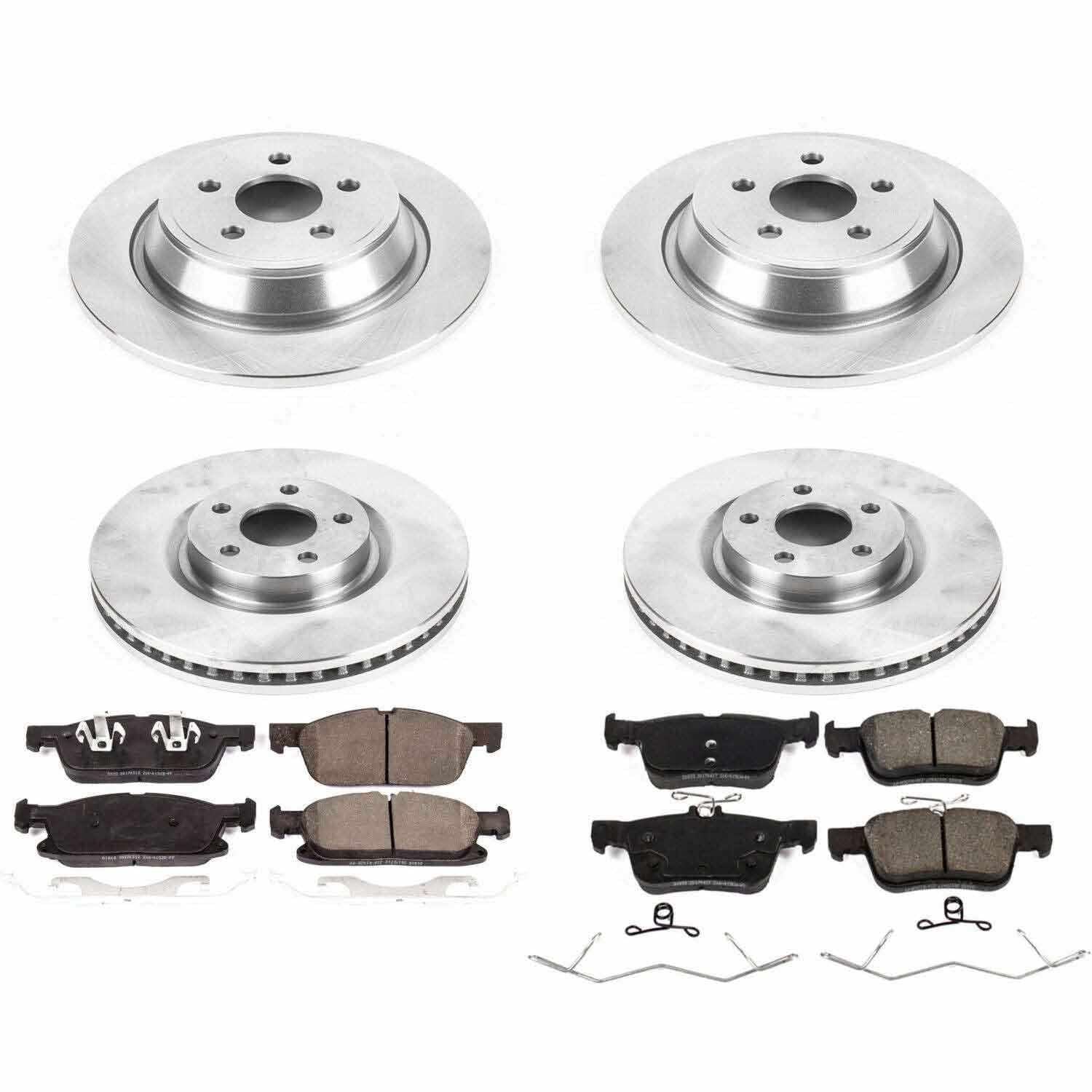 Power Stop 17-18 Lincoln Continental Front & Rear Autospecialty Brake Kit