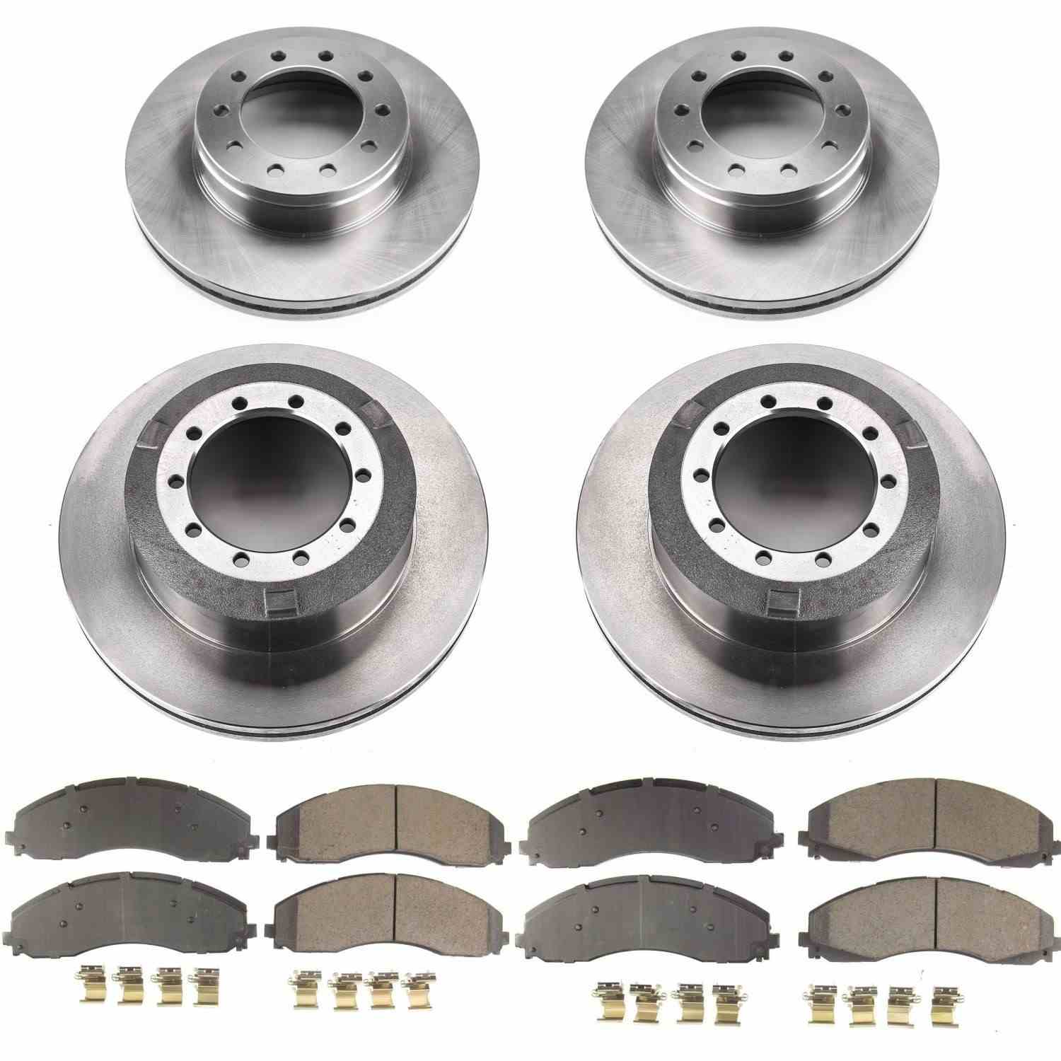 Power Stop 17-22 Ford F-550 Super Duty Front & Rear Autospecialty Brake Kit