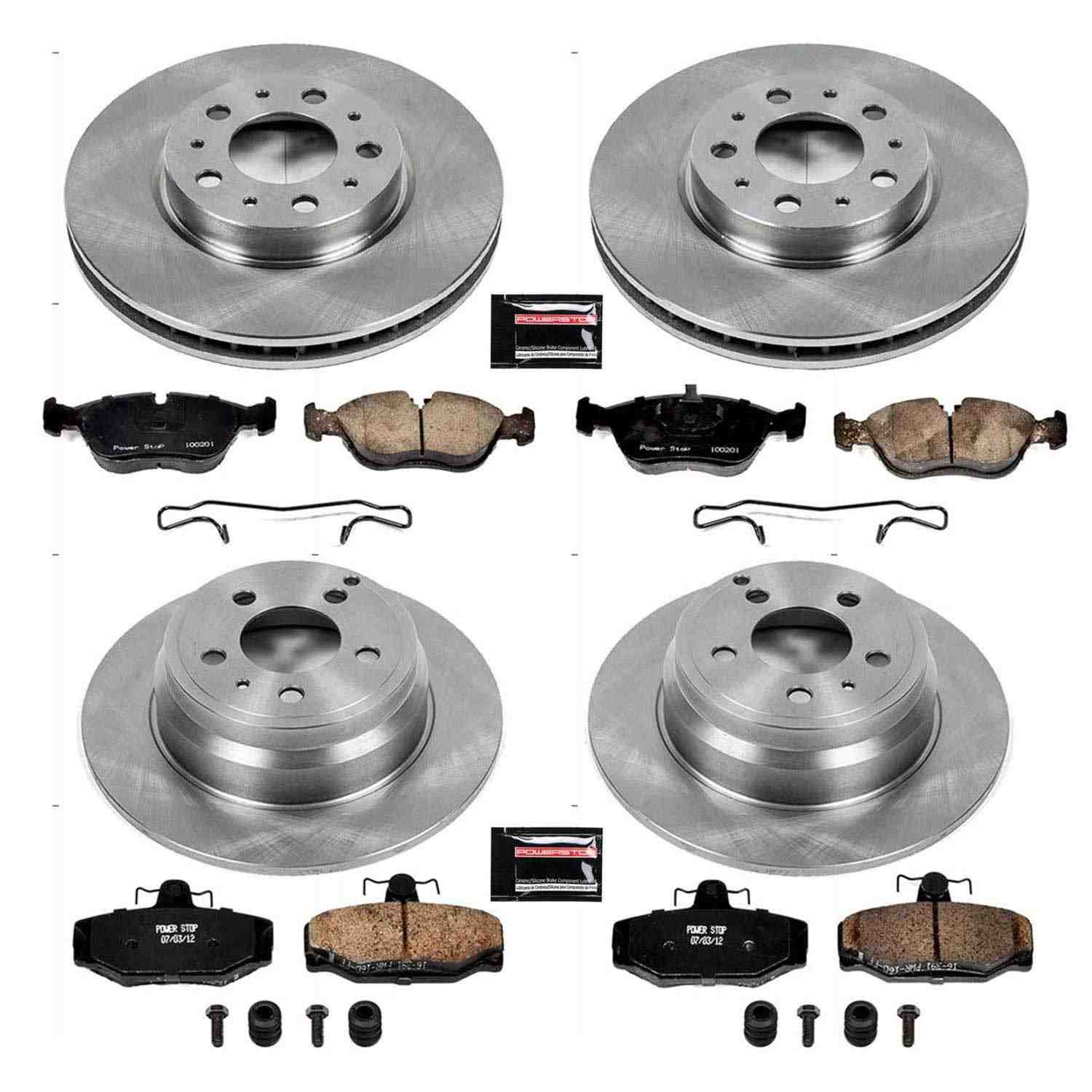 Power Stop 1997 Volvo 850 Front & Rear Autospecialty Brake Kit