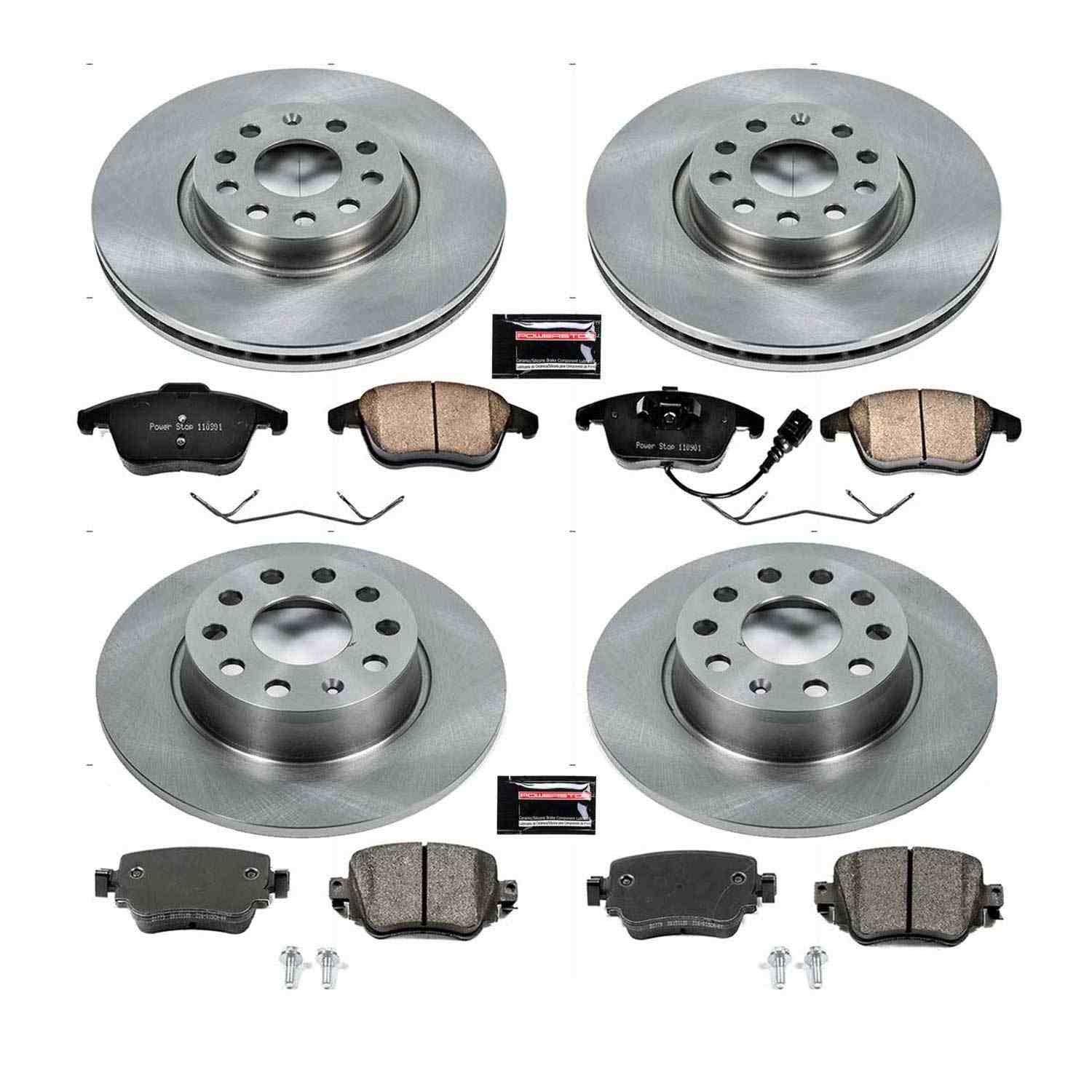 Power Stop 15-18 Volkswagen Passat Front & Rear Autospecialty Brake Kit