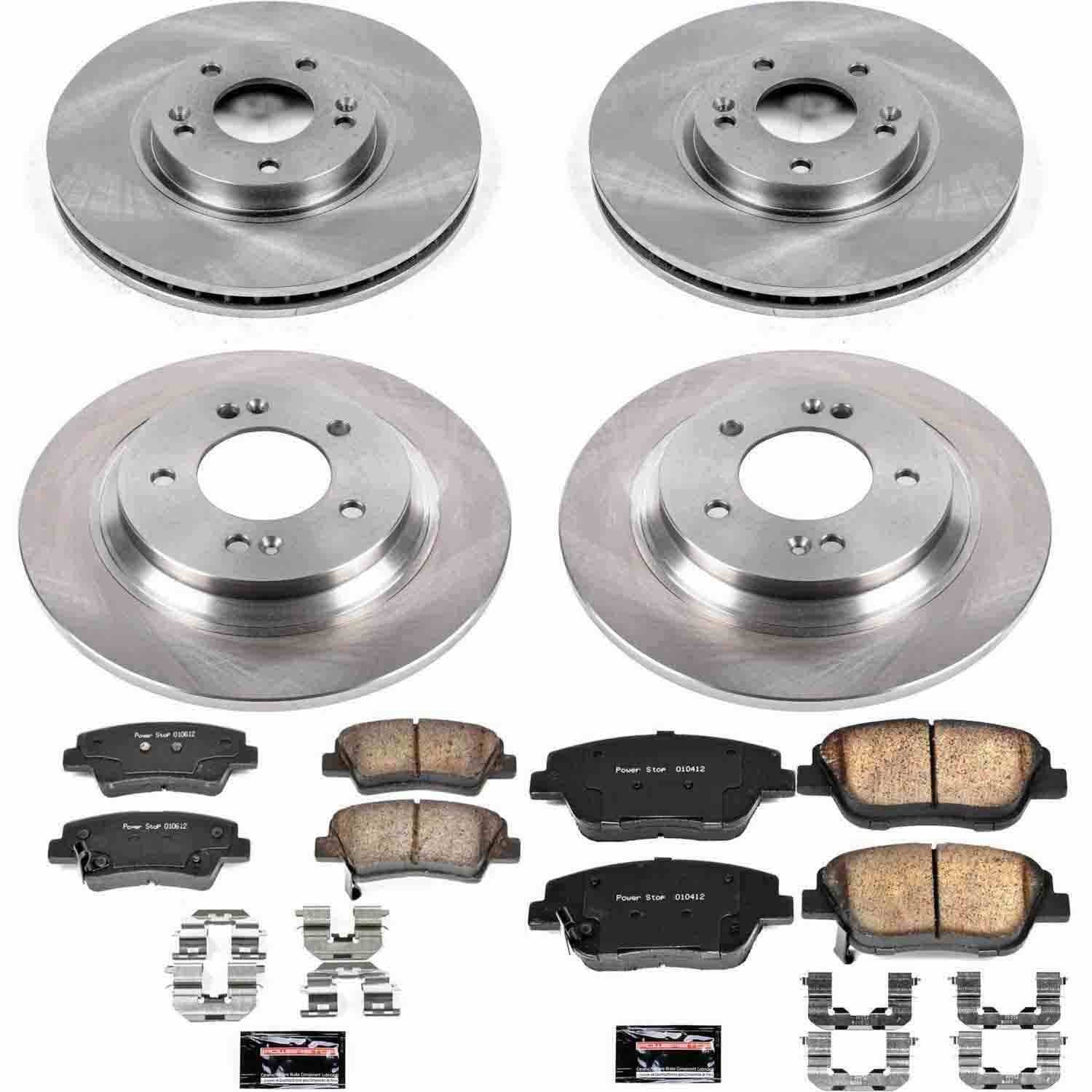 Power Stop 13-17 Kia Optima Front & Rear Autospecialty Brake Kit