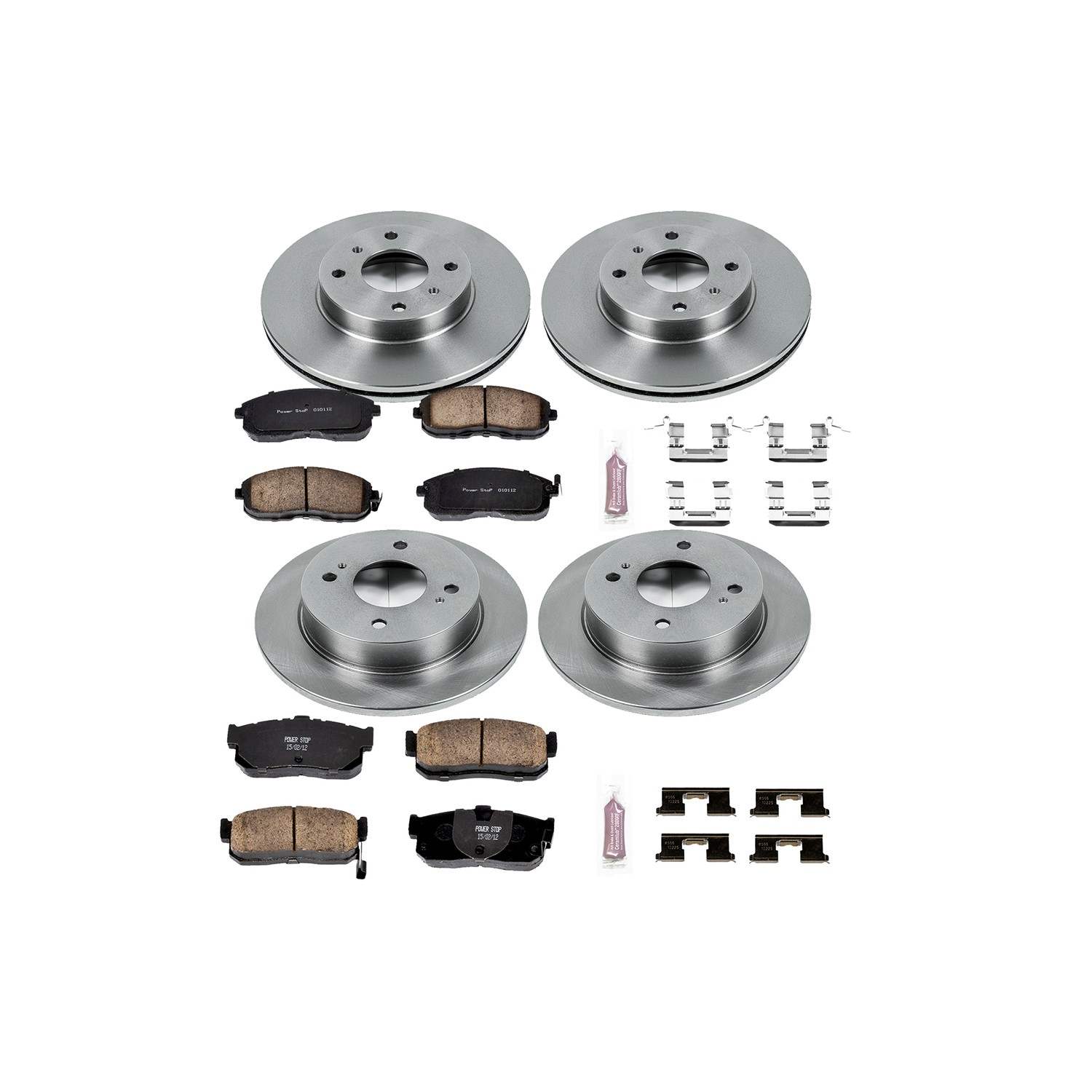 Power Stop 99-01 Infiniti G20 Front & Rear Autospecialty Brake Kit