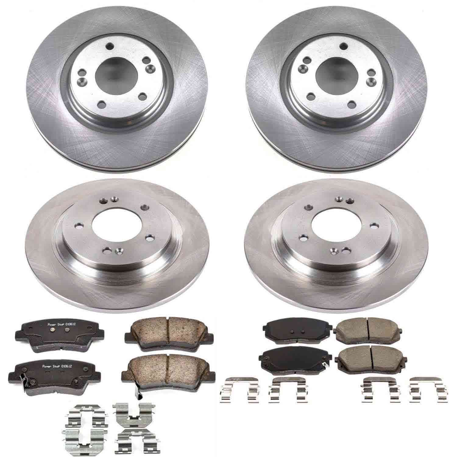 Power Stop 17-19 Hyundai Sonata Front & Rear Autospecialty Brake Kit