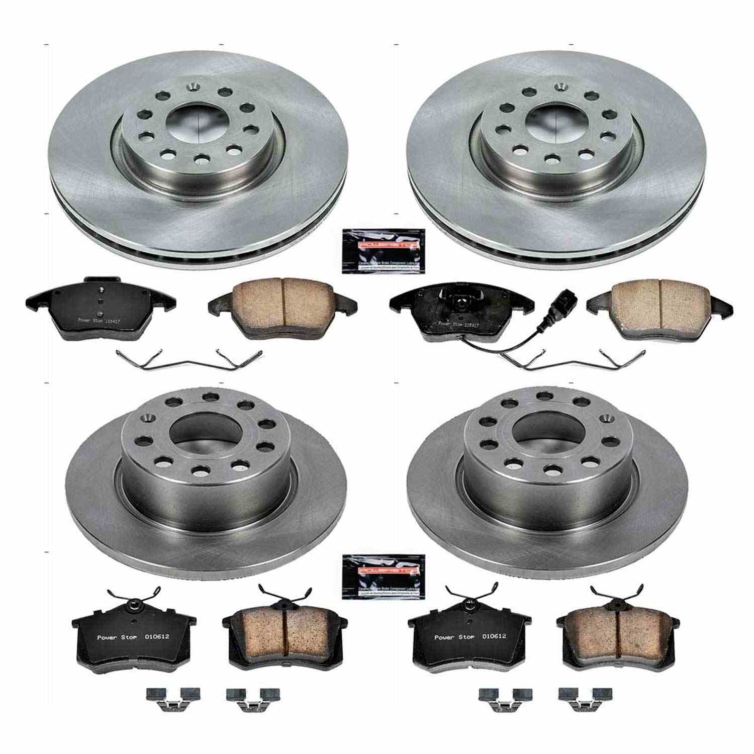 Power Stop 2013 Audi A3 Front & Rear Autospecialty Brake Kit