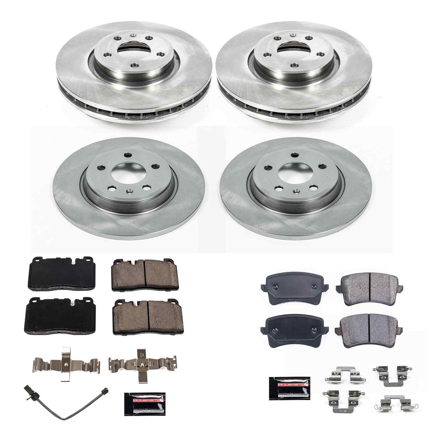 Power Stop 14-17 Audi Q5 Front & Rear Autospecialty Brake Kit