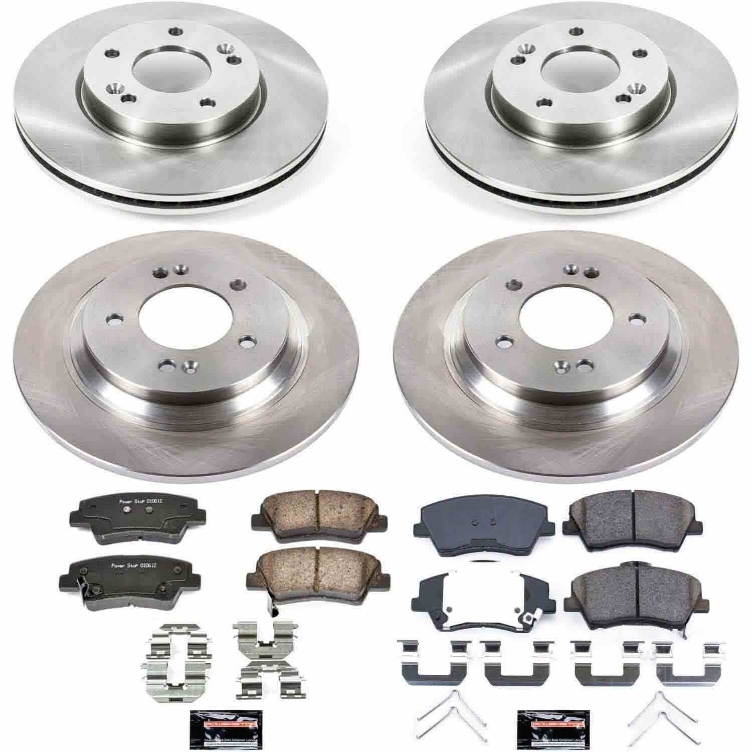 Power Stop 18-19 Hyundai Elantra GT Front & Rear Autospecialty Brake Kit