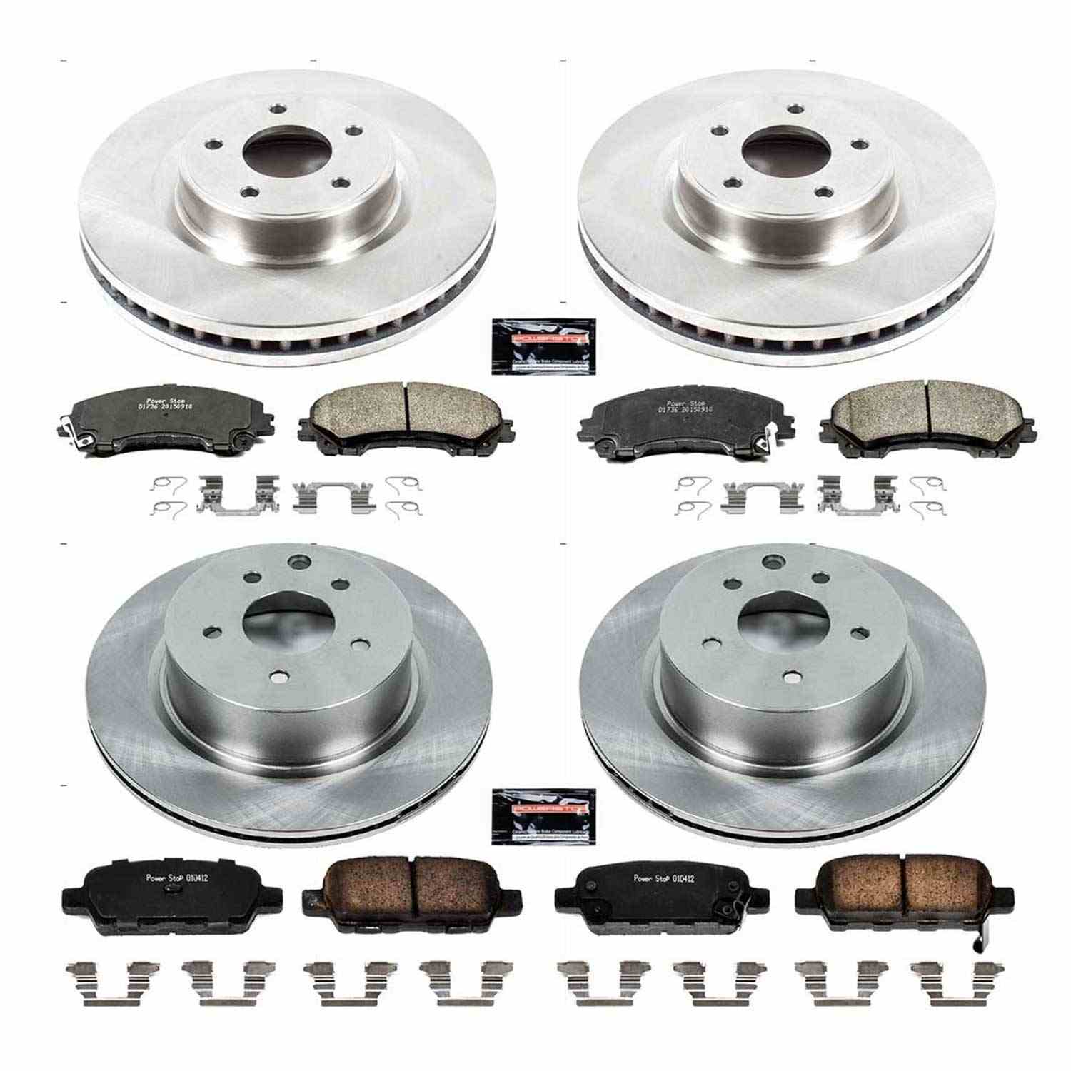 Power Stop 16-17 Infiniti QX50 Front & Rear Autospecialty Brake Kit