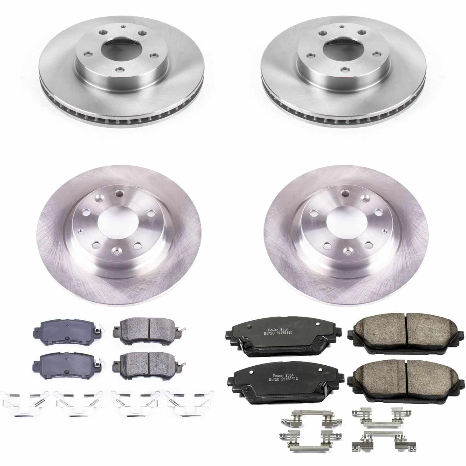 Power Stop 16-18 Mazda CX-3 Front & Rear Autospecialty Brake Kit