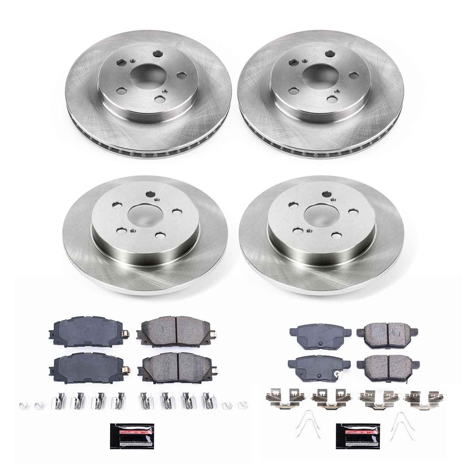 Power Stop 16-18 Toyota Prius Front & Rear Autospecialty Brake Kit