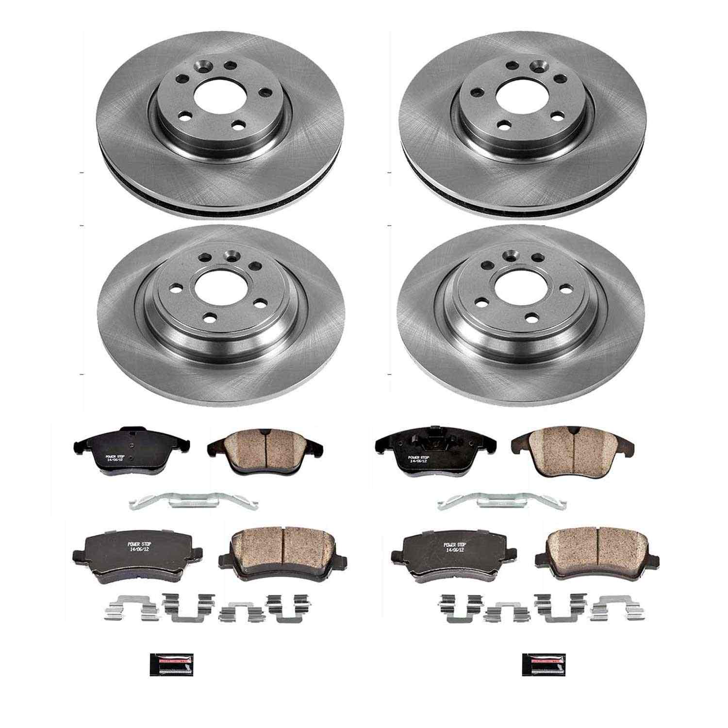 Power Stop 15-18 Volvo S60 Front & Rear Autospecialty Brake Kit