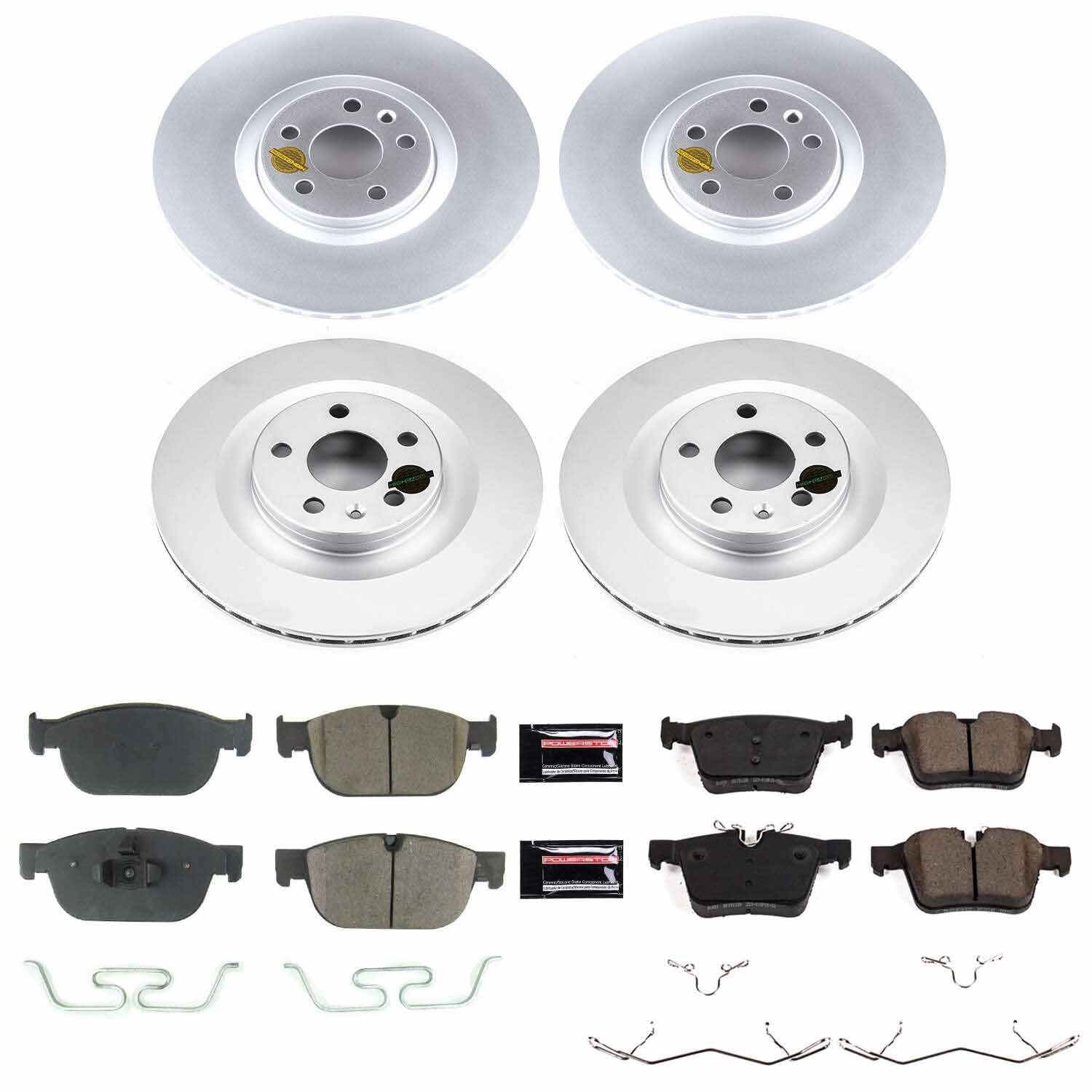 Power Stop 17-18 Volvo S90 Front & Rear Autospecialty Brake Kit