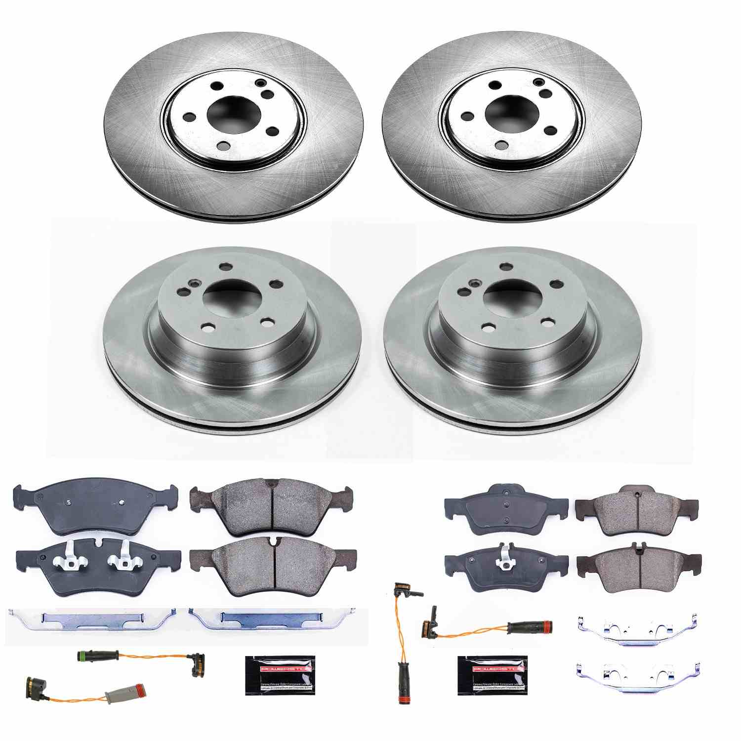 Power Stop 2006 Mercedes-Benz E500 Front & Rear Autospecialty Brake Kit
