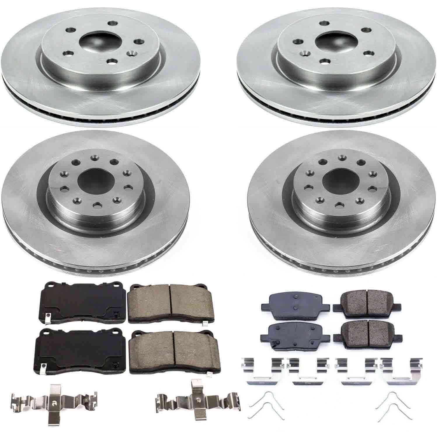 Power Stop 16-17 Cadillac CT6 Front & Rear Autospecialty Brake Kit